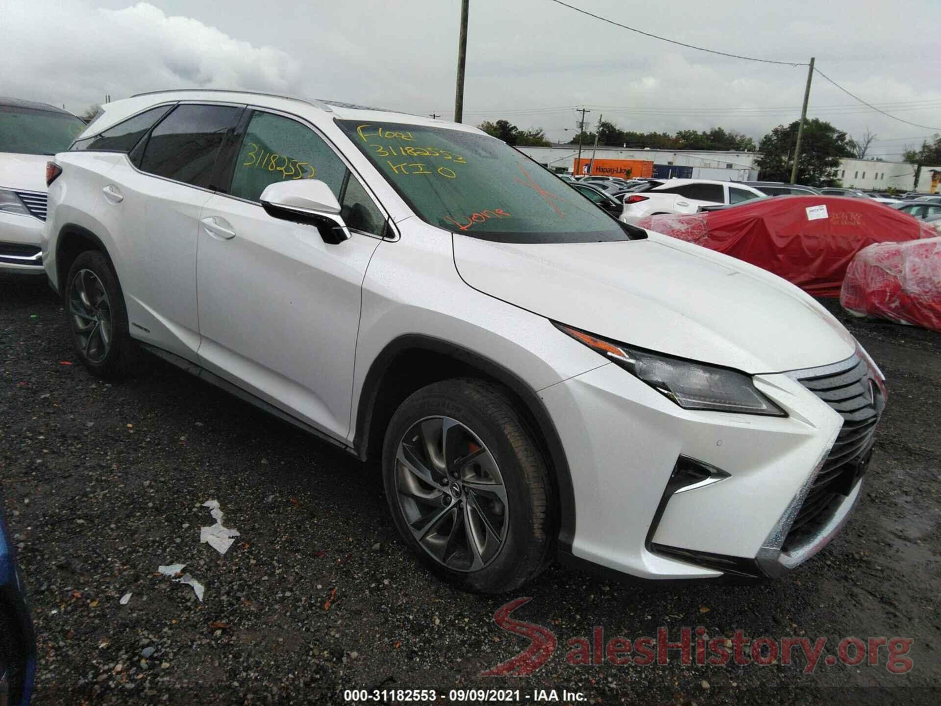 JTJDGKCA2K2008876 2019 LEXUS RX