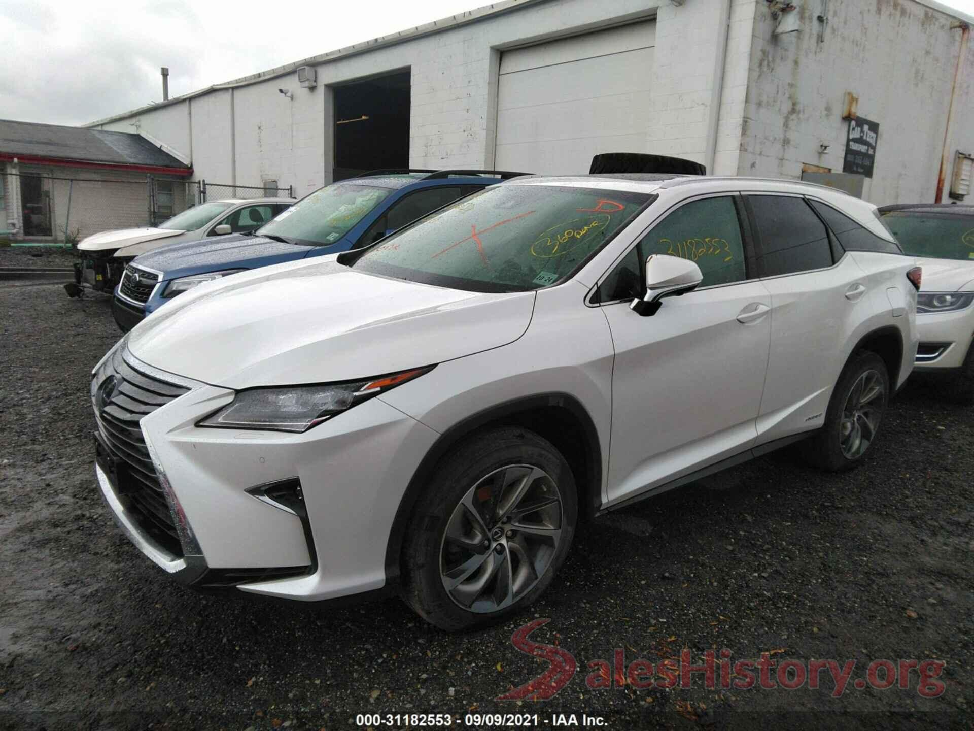 JTJDGKCA2K2008876 2019 LEXUS RX