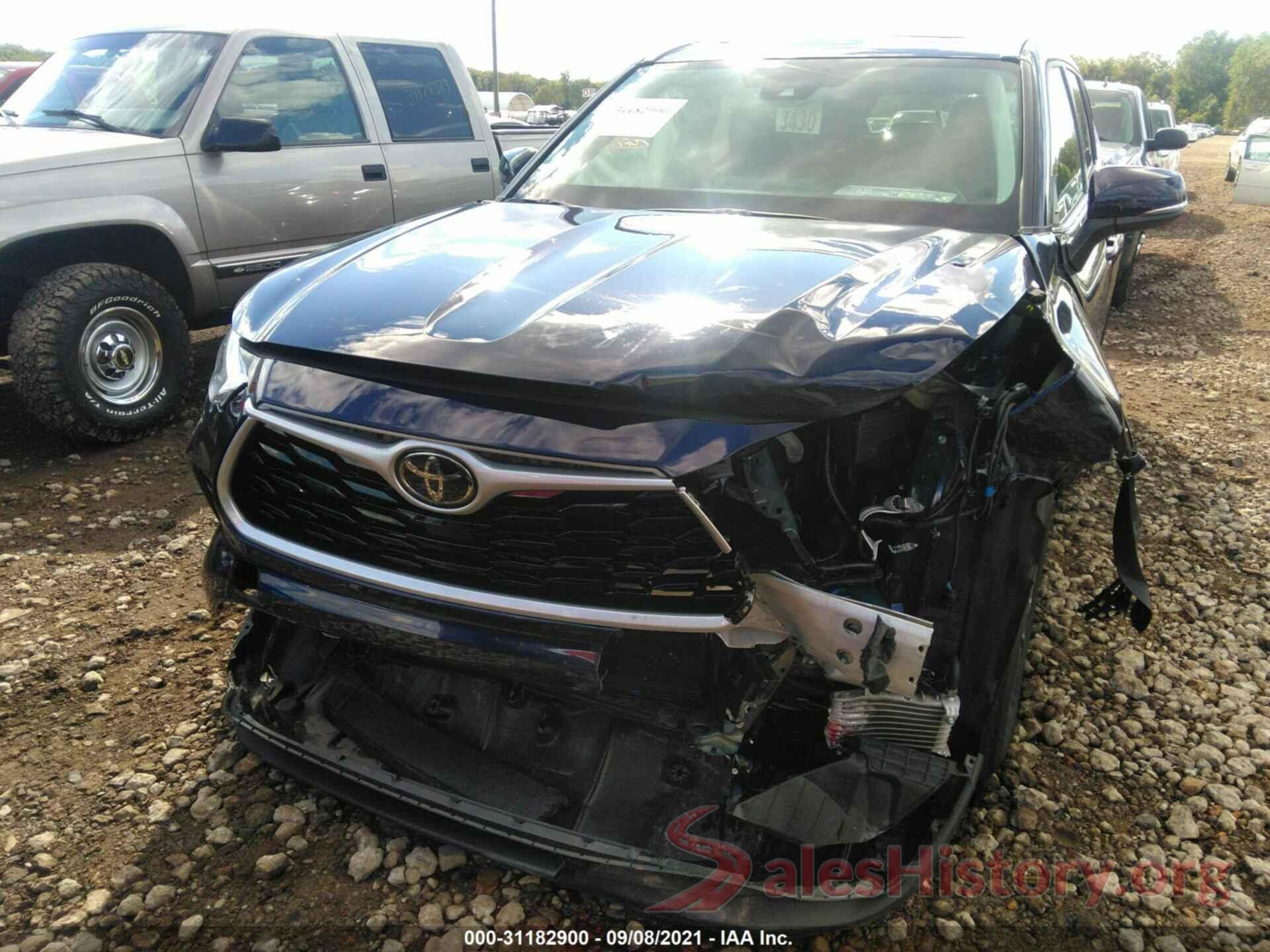 5TDGZRBH3MS532633 2021 TOYOTA HIGHLANDER