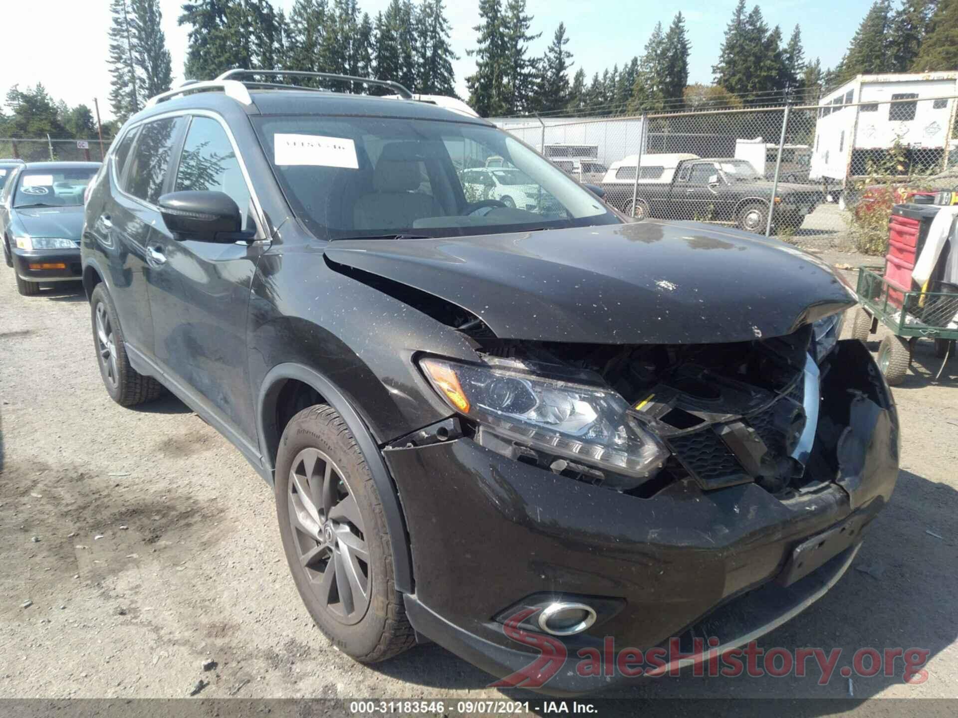 5N1AT2MV1GC760455 2016 NISSAN ROGUE