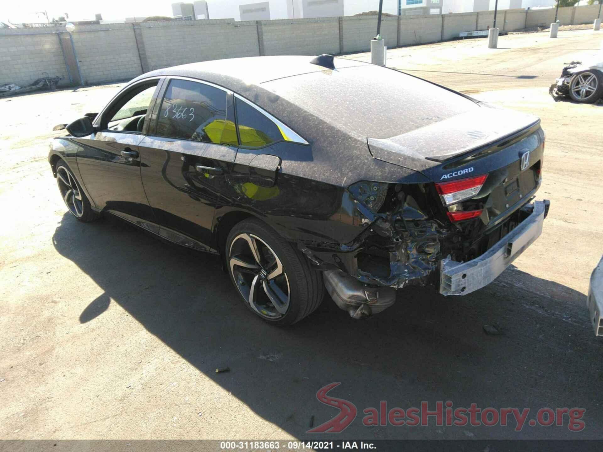 1HGCV1F35JA081371 2018 HONDA ACCORD SEDAN