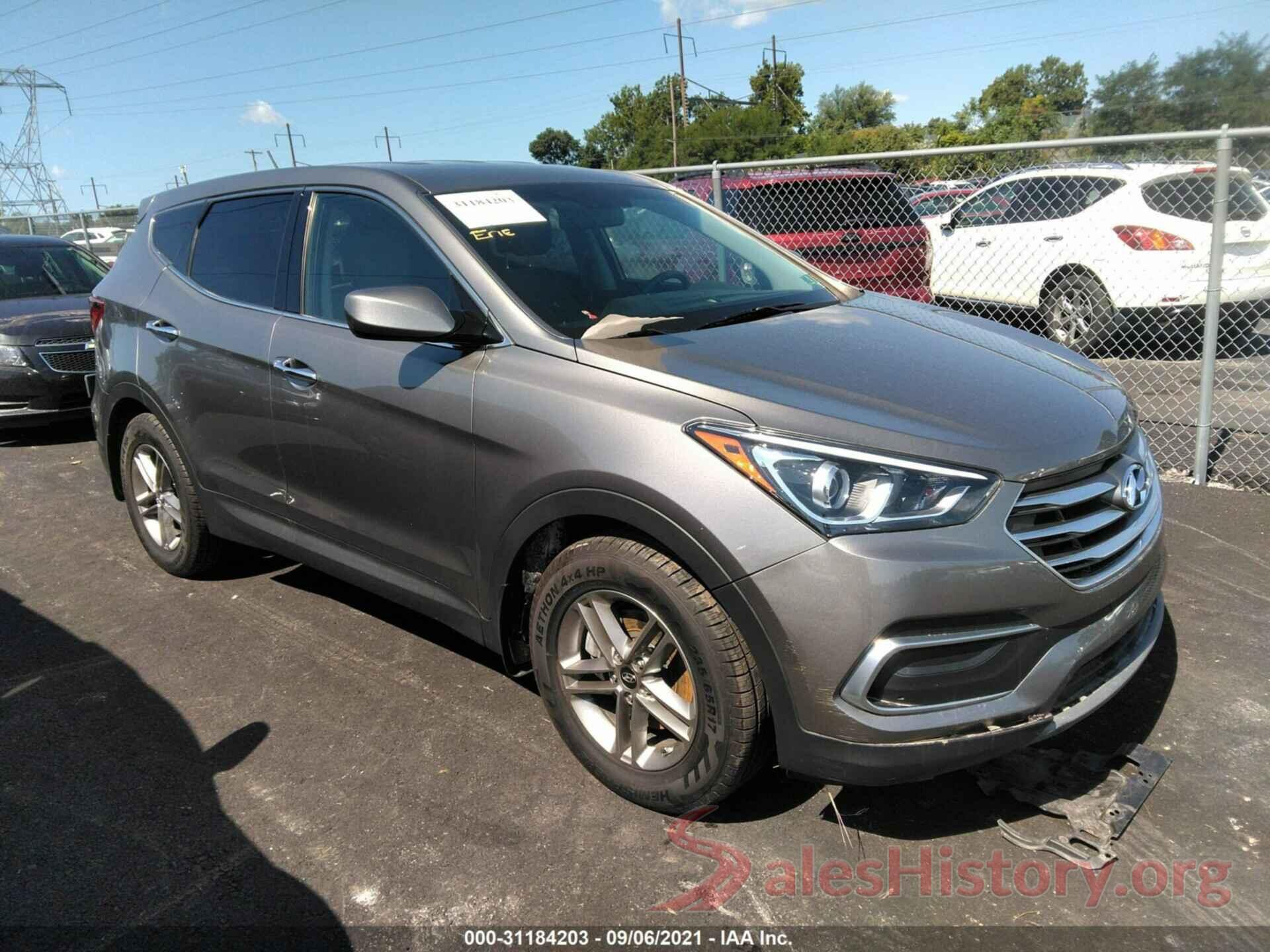 5NMZTDLB9JH105267 2018 HYUNDAI SANTA FE SPORT