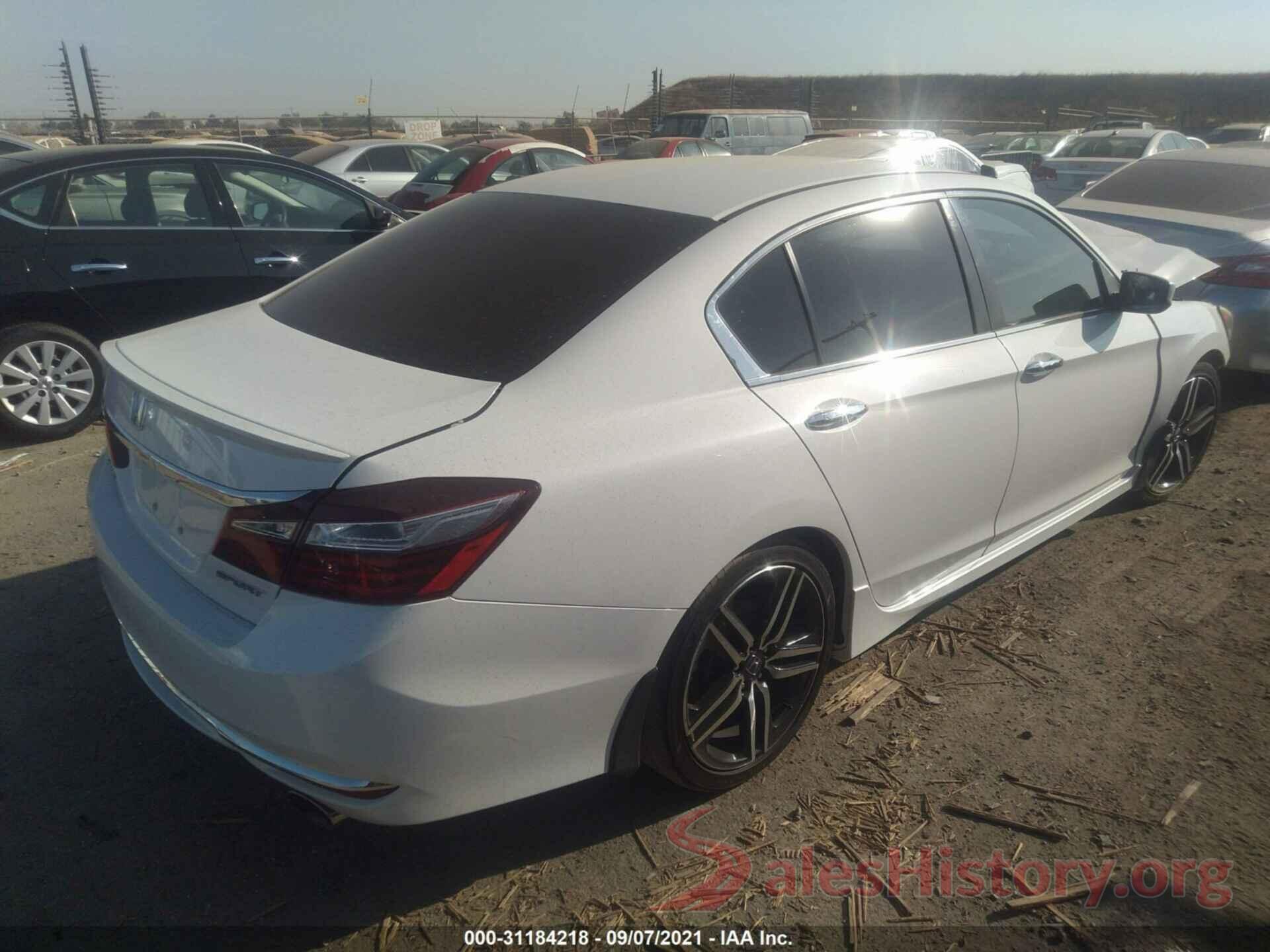 1HGCR2F58GA141082 2016 HONDA ACCORD SEDAN