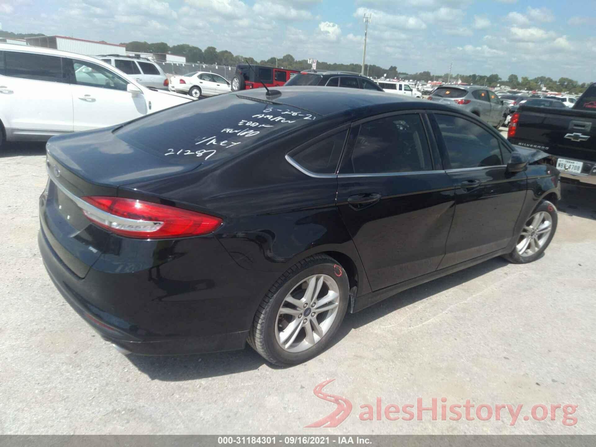 3FA6P0H74JR145007 2018 FORD FUSION