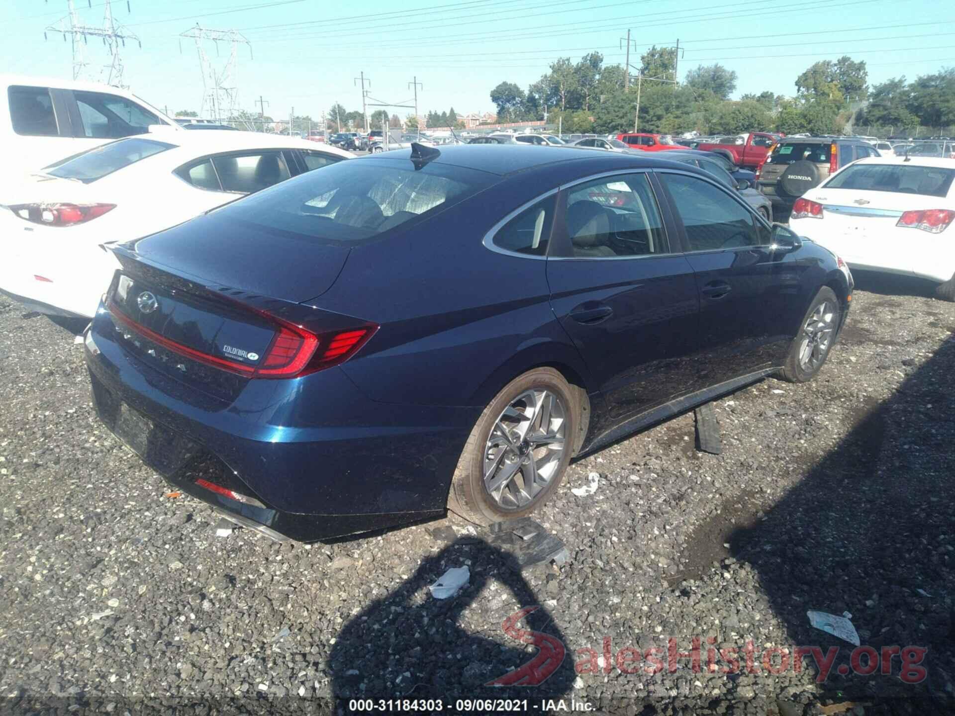 5NPEL4JA3MH121450 2021 HYUNDAI SONATA