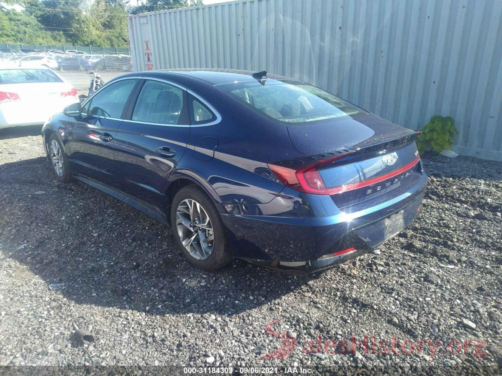 5NPEL4JA3MH121450 2021 HYUNDAI SONATA