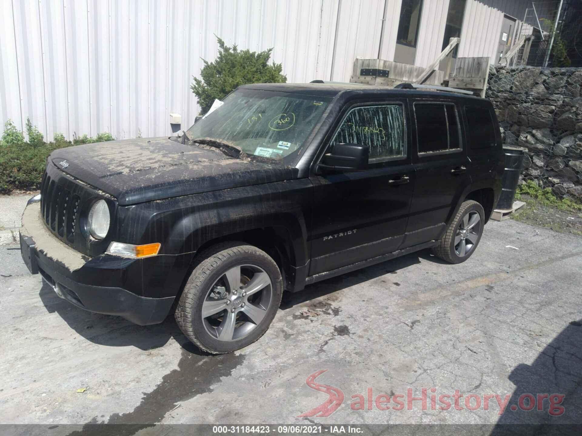 1C4NJRFB5GD511321 2016 JEEP PATRIOT