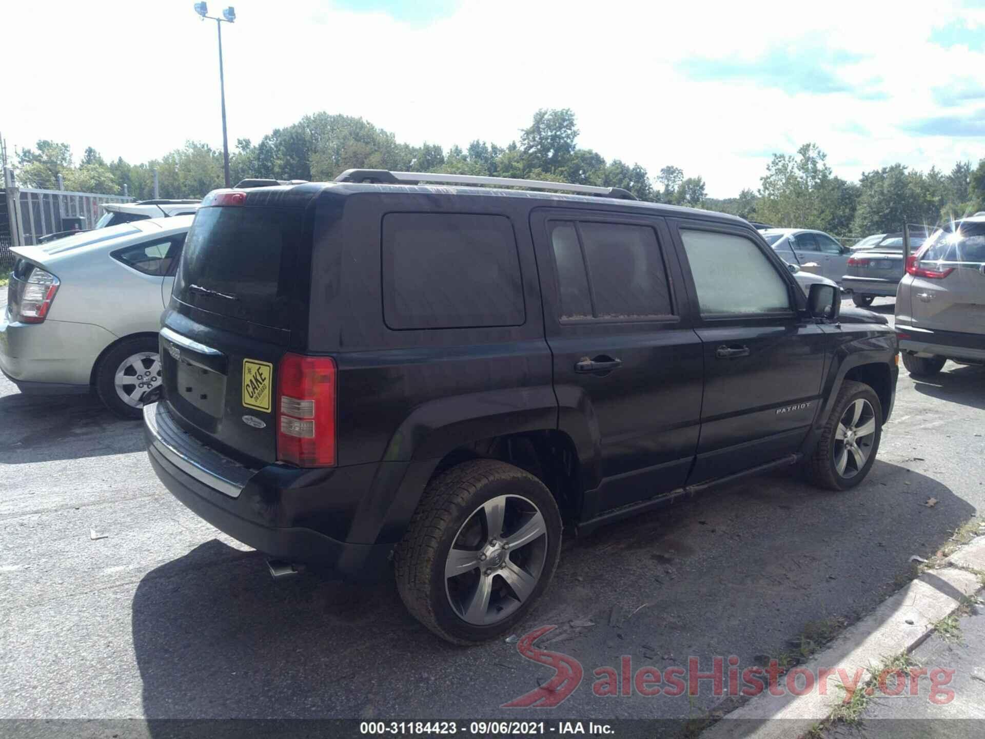 1C4NJRFB5GD511321 2016 JEEP PATRIOT