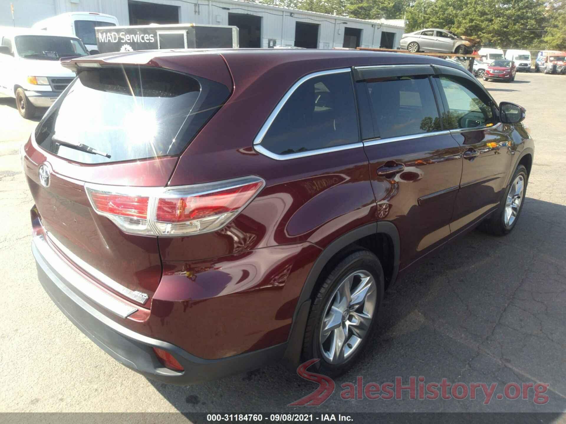 5TDBKRFH0GS263410 2016 TOYOTA HIGHLANDER