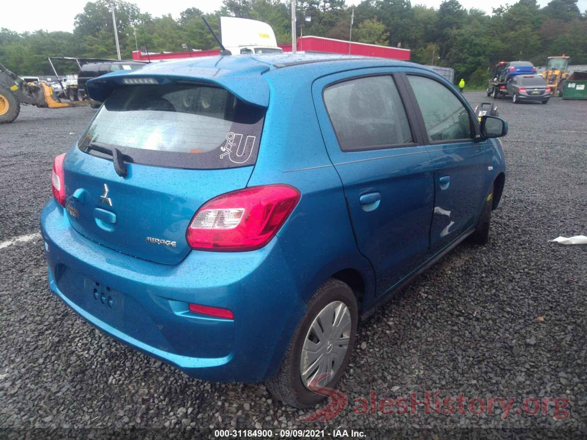 ML32A3HJ2KH000609 2019 MITSUBISHI MIRAGE