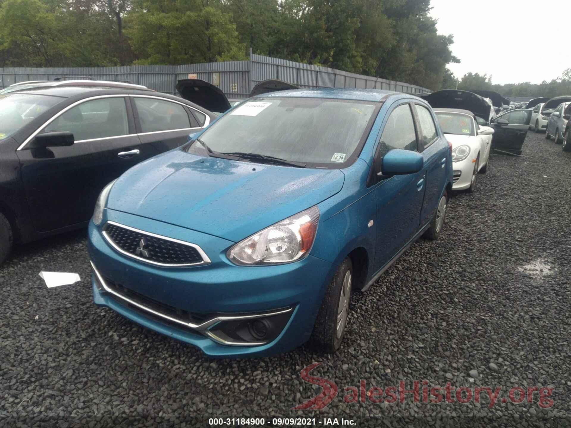 ML32A3HJ2KH000609 2019 MITSUBISHI MIRAGE