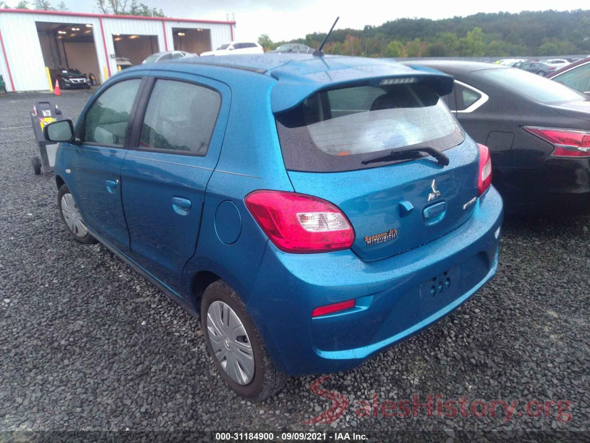 ML32A3HJ2KH000609 2019 MITSUBISHI MIRAGE