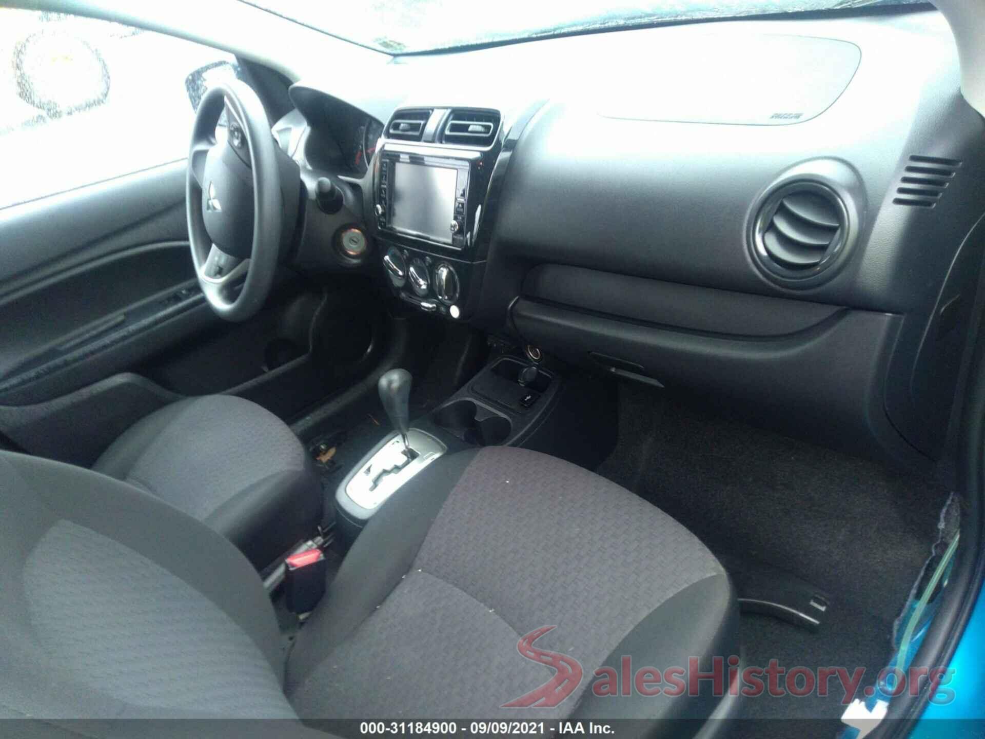 ML32A3HJ2KH000609 2019 MITSUBISHI MIRAGE