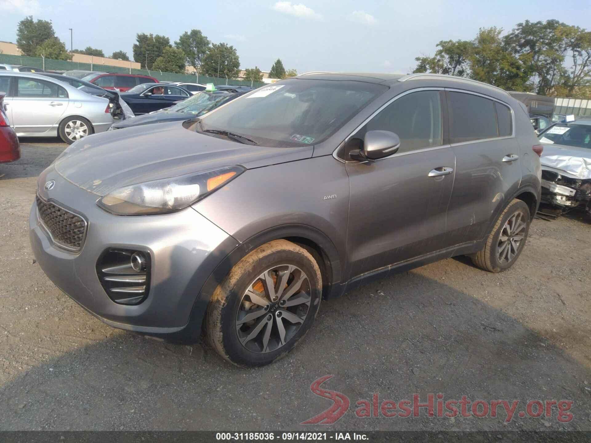 KNDPNCAC5H7184185 2017 KIA SPORTAGE