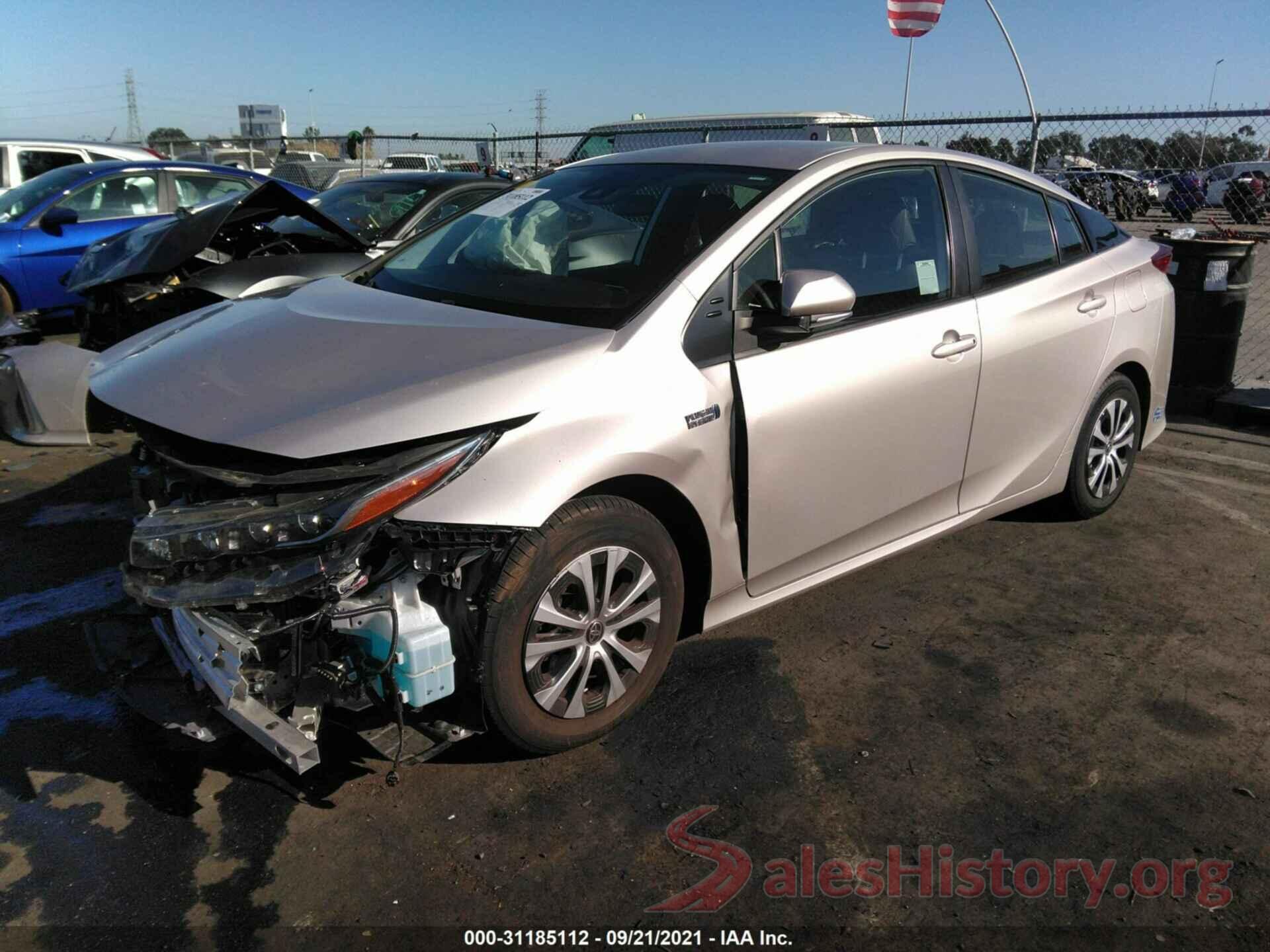 JTDKAMFP3M3174215 2021 TOYOTA PRIUS PRIME