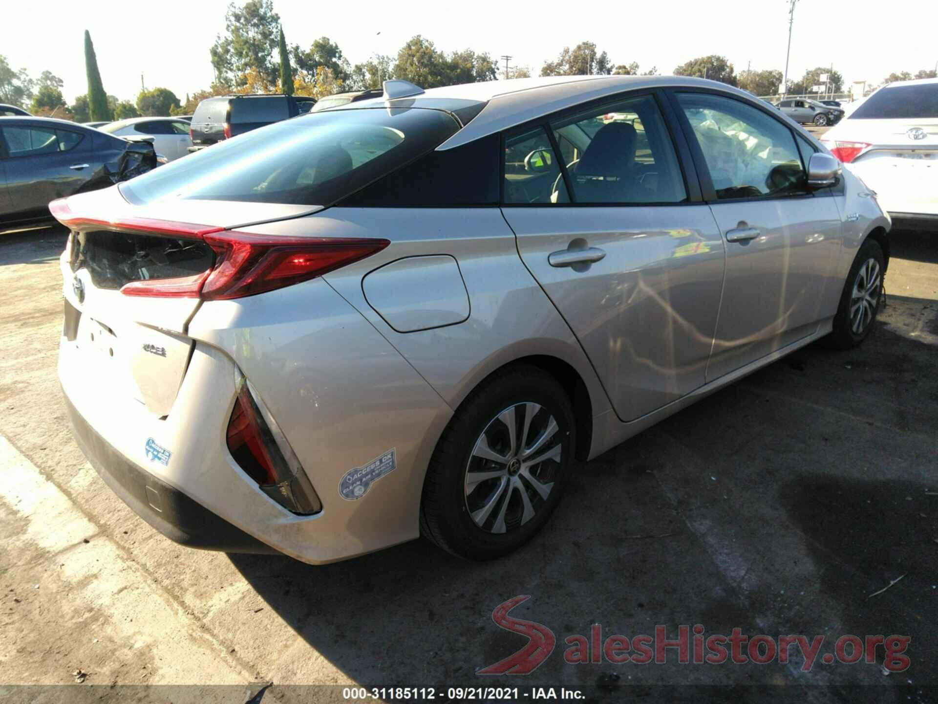 JTDKAMFP3M3174215 2021 TOYOTA PRIUS PRIME