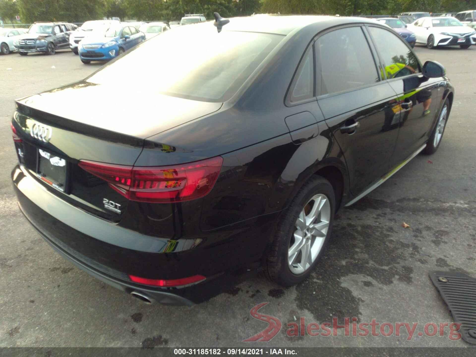 WAUNNAF46JA114987 2018 AUDI A4