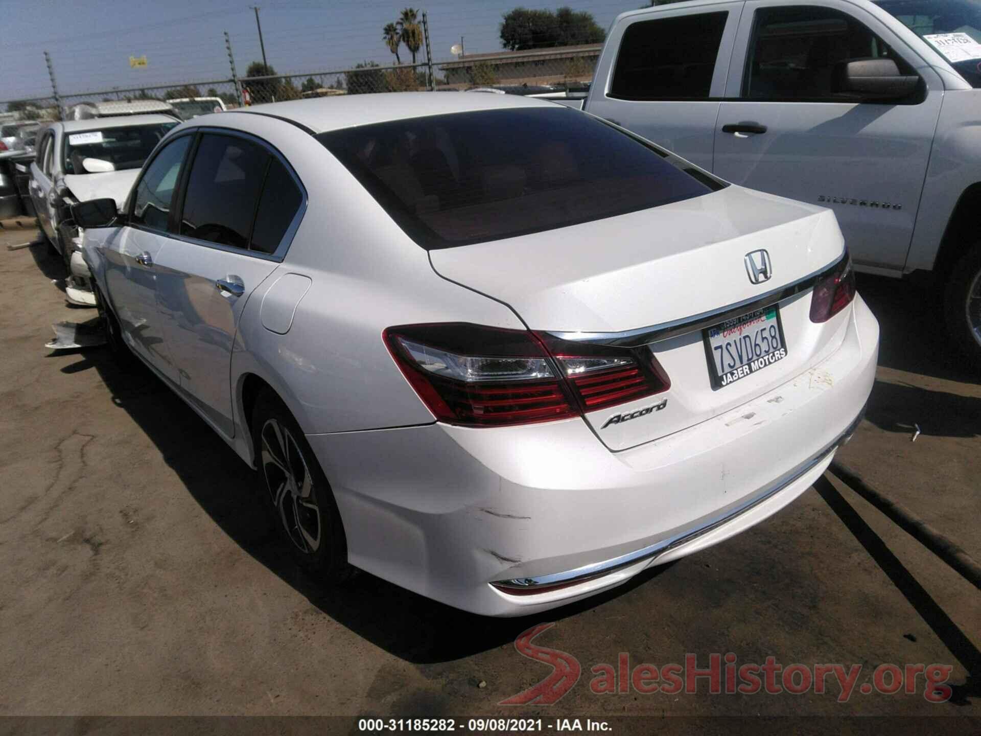 1HGCR2F36GA185158 2016 HONDA ACCORD SEDAN