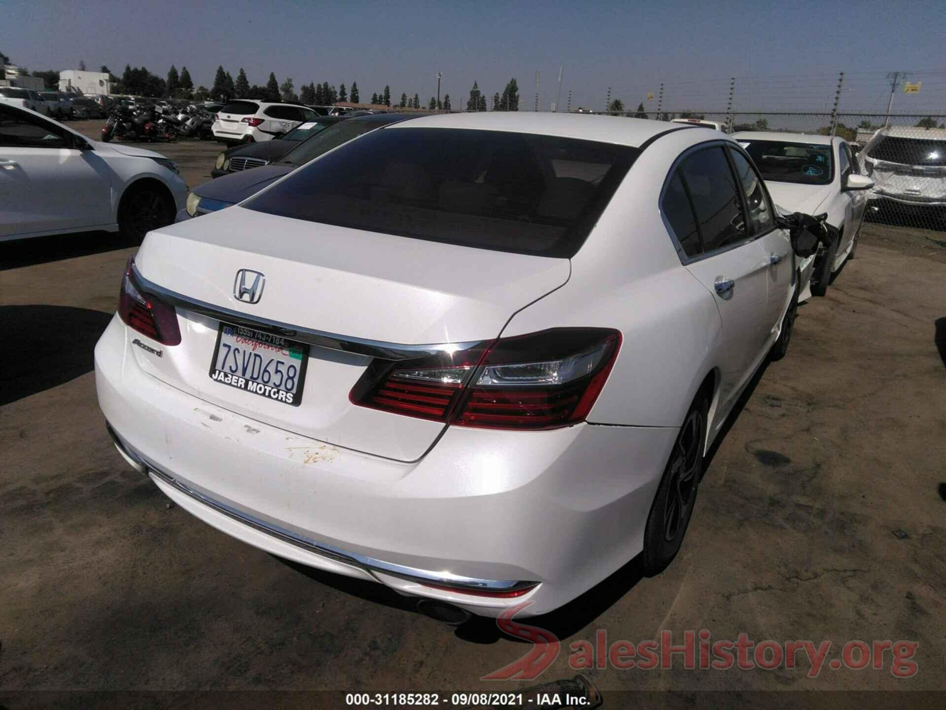 1HGCR2F36GA185158 2016 HONDA ACCORD SEDAN