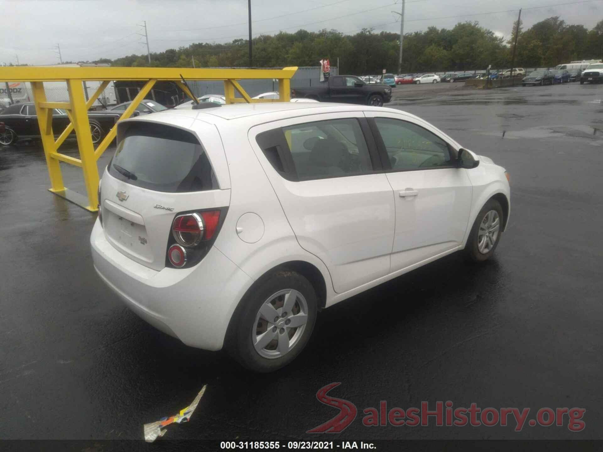 1G1JA6SG7G4183861 2016 CHEVROLET SONIC