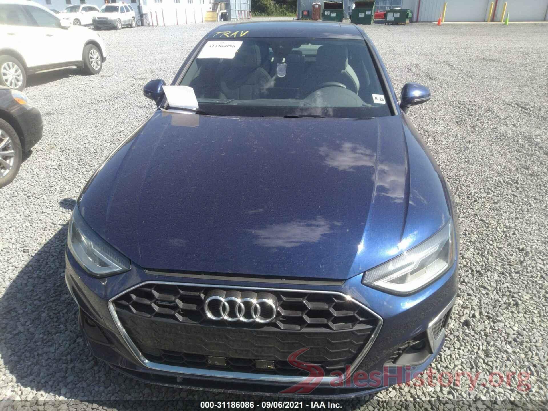 WAUDNAF45LN008487 2020 AUDI A4