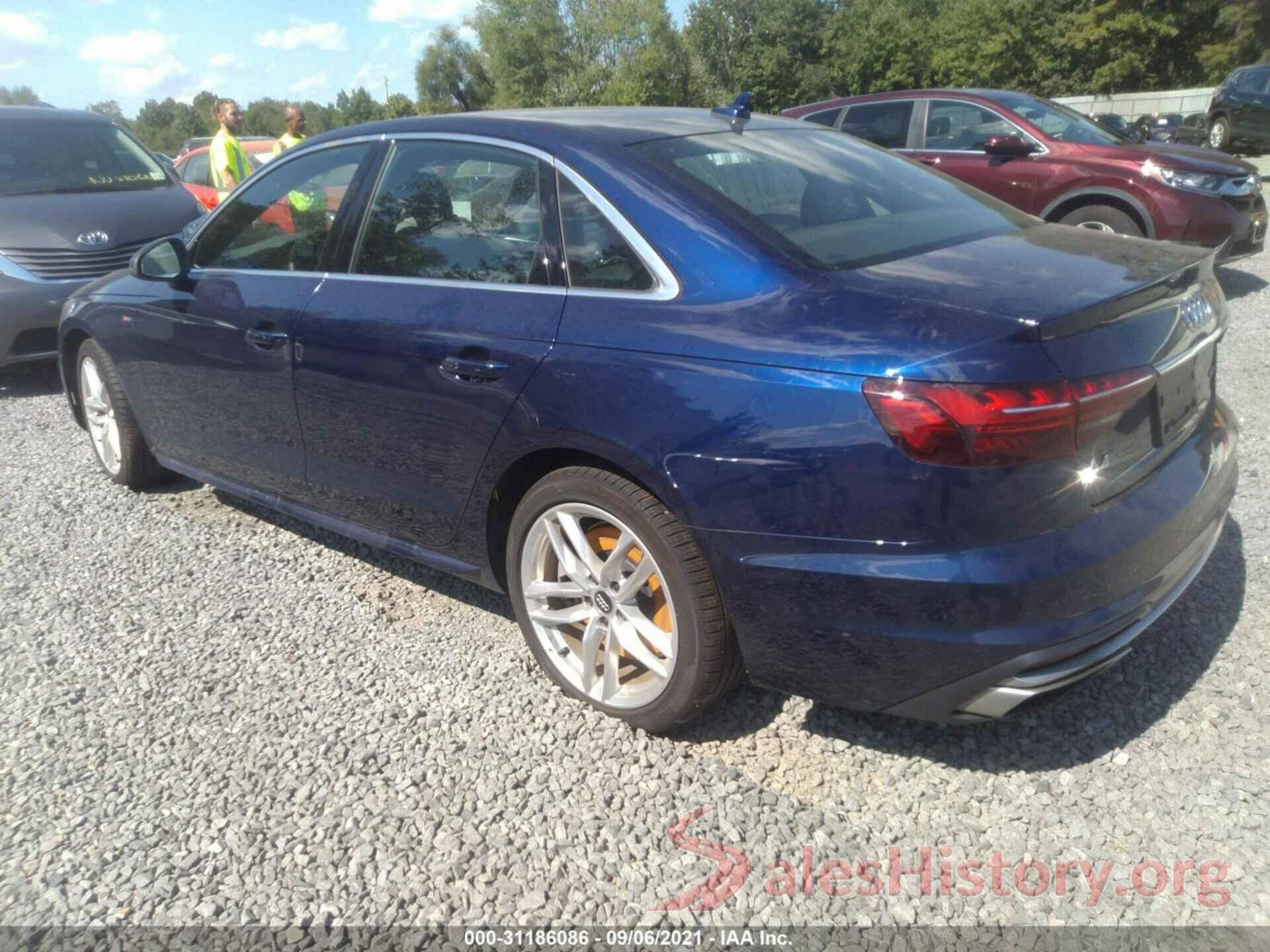 WAUDNAF45LN008487 2020 AUDI A4