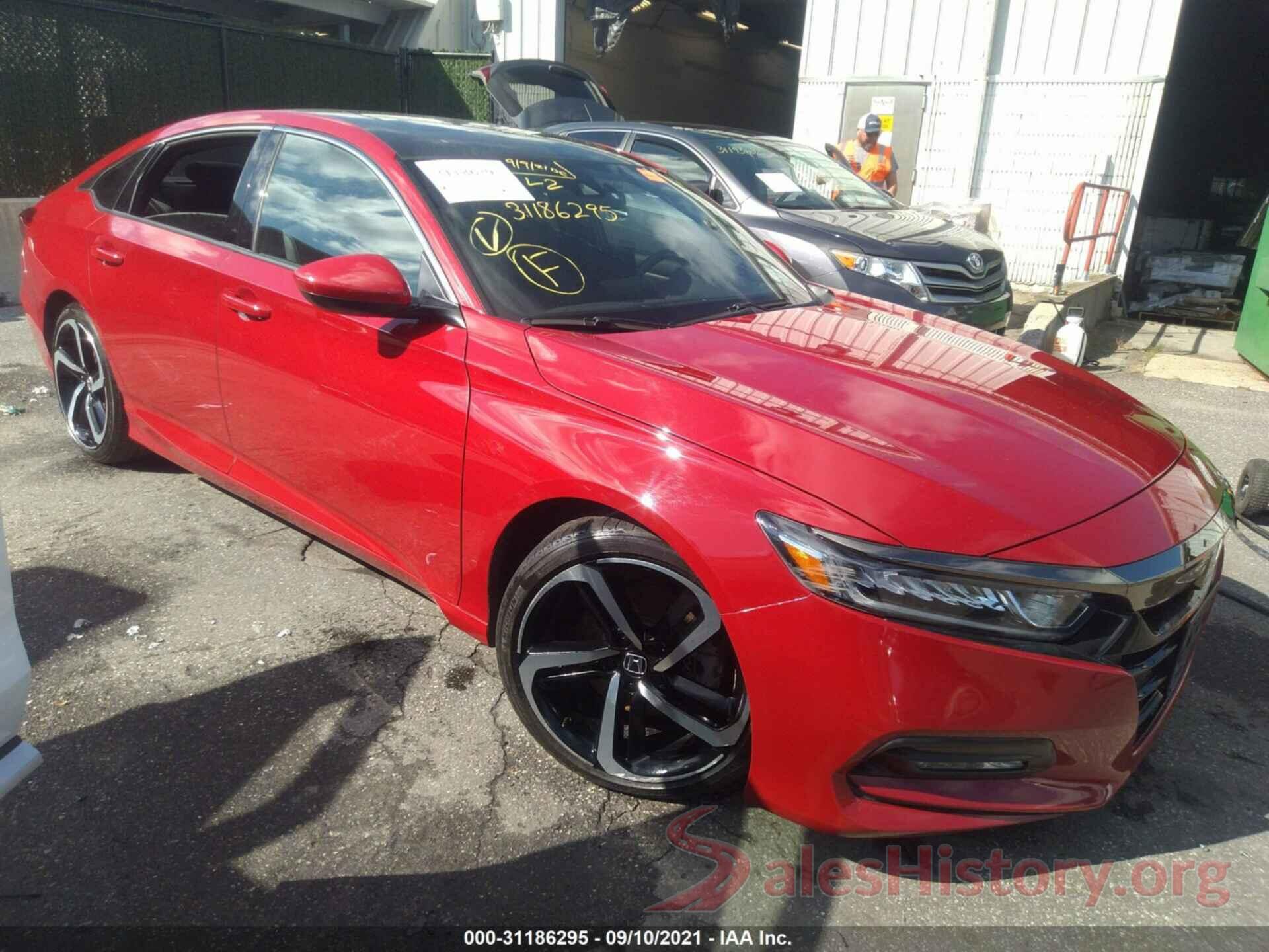 1HGCV2F34KA021301 2019 HONDA ACCORD SEDAN