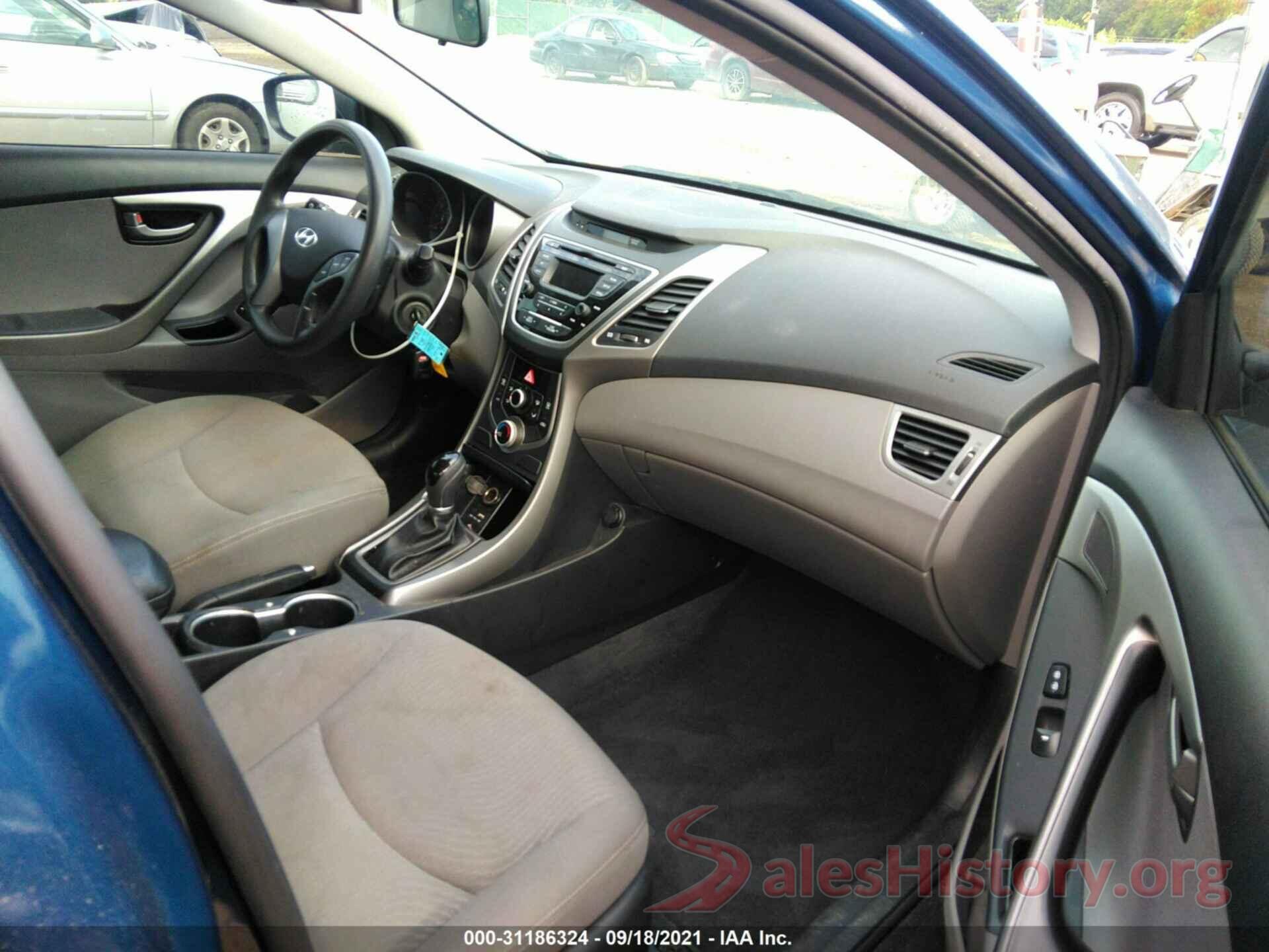 KMHDH4AEXGU543401 2016 HYUNDAI ELANTRA