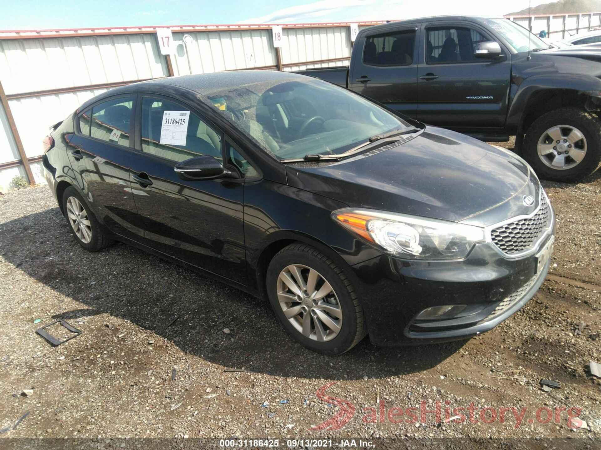 KNAFX4A65G5455680 2016 KIA FORTE