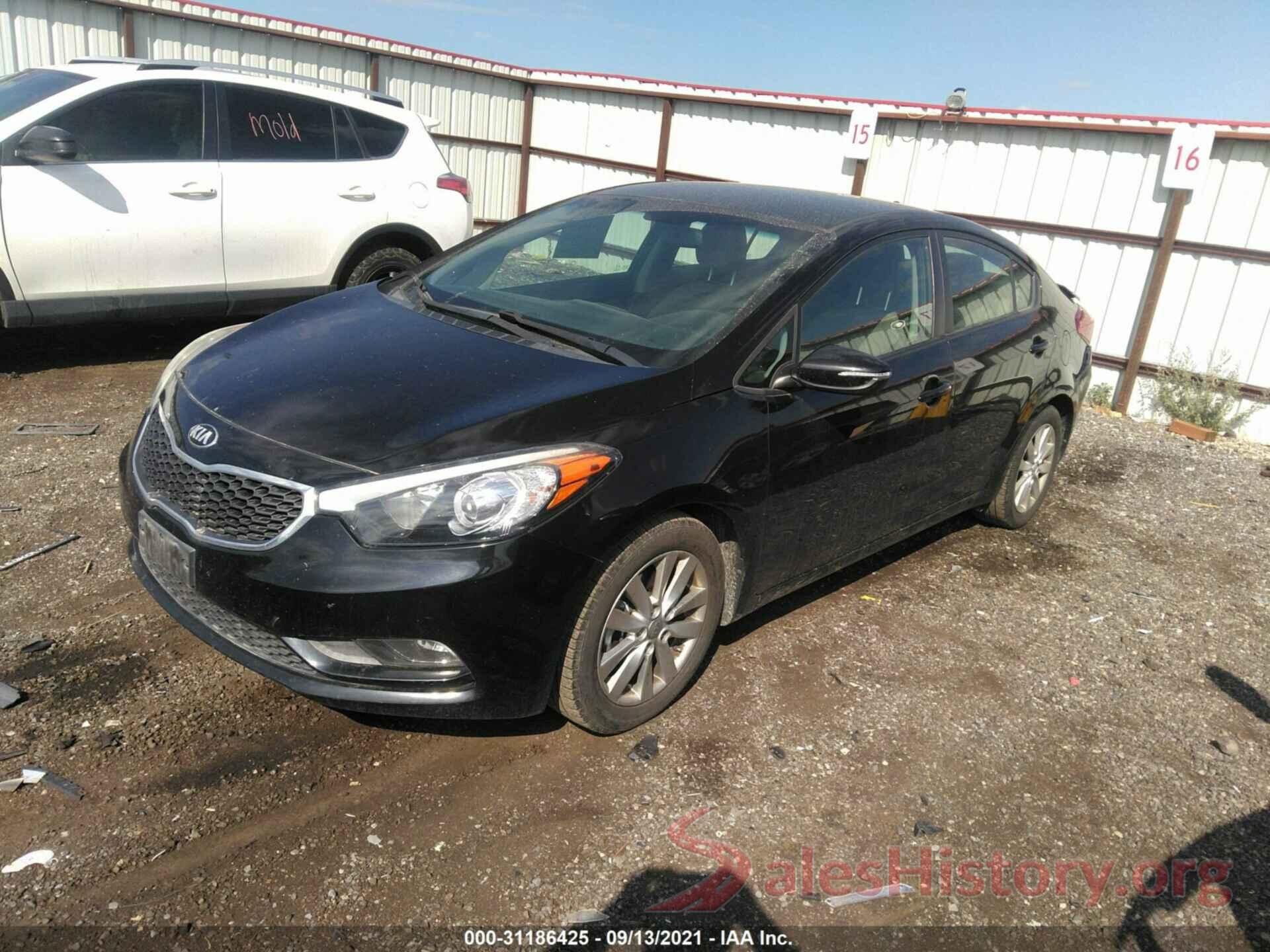 KNAFX4A65G5455680 2016 KIA FORTE