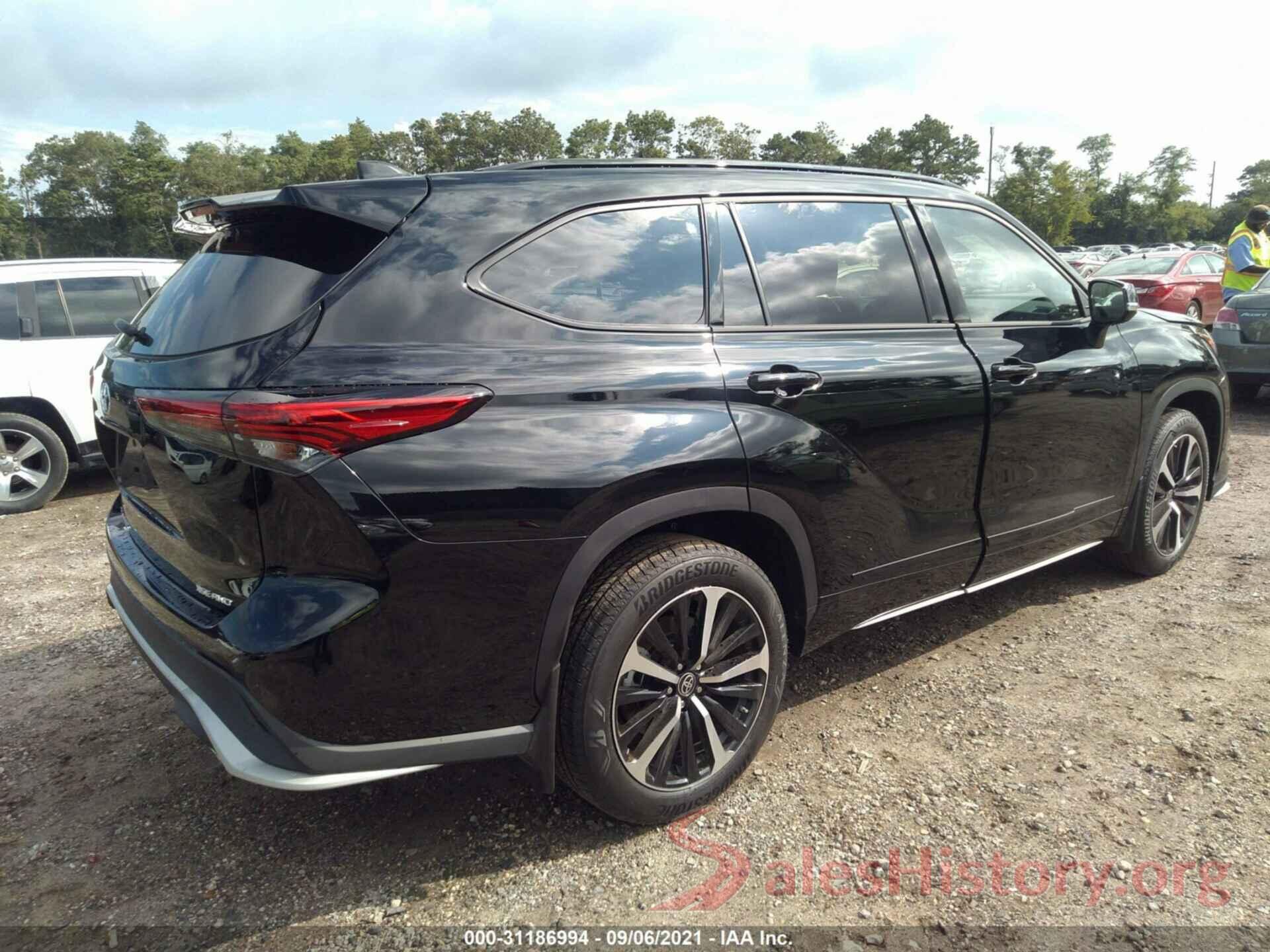 5TDLZRBH9MS147320 2021 TOYOTA HIGHLANDER