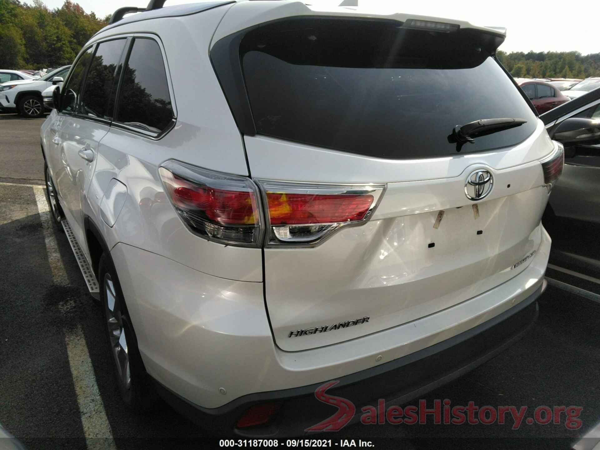 5TDDKRFH6GS314160 2016 TOYOTA HIGHLANDER