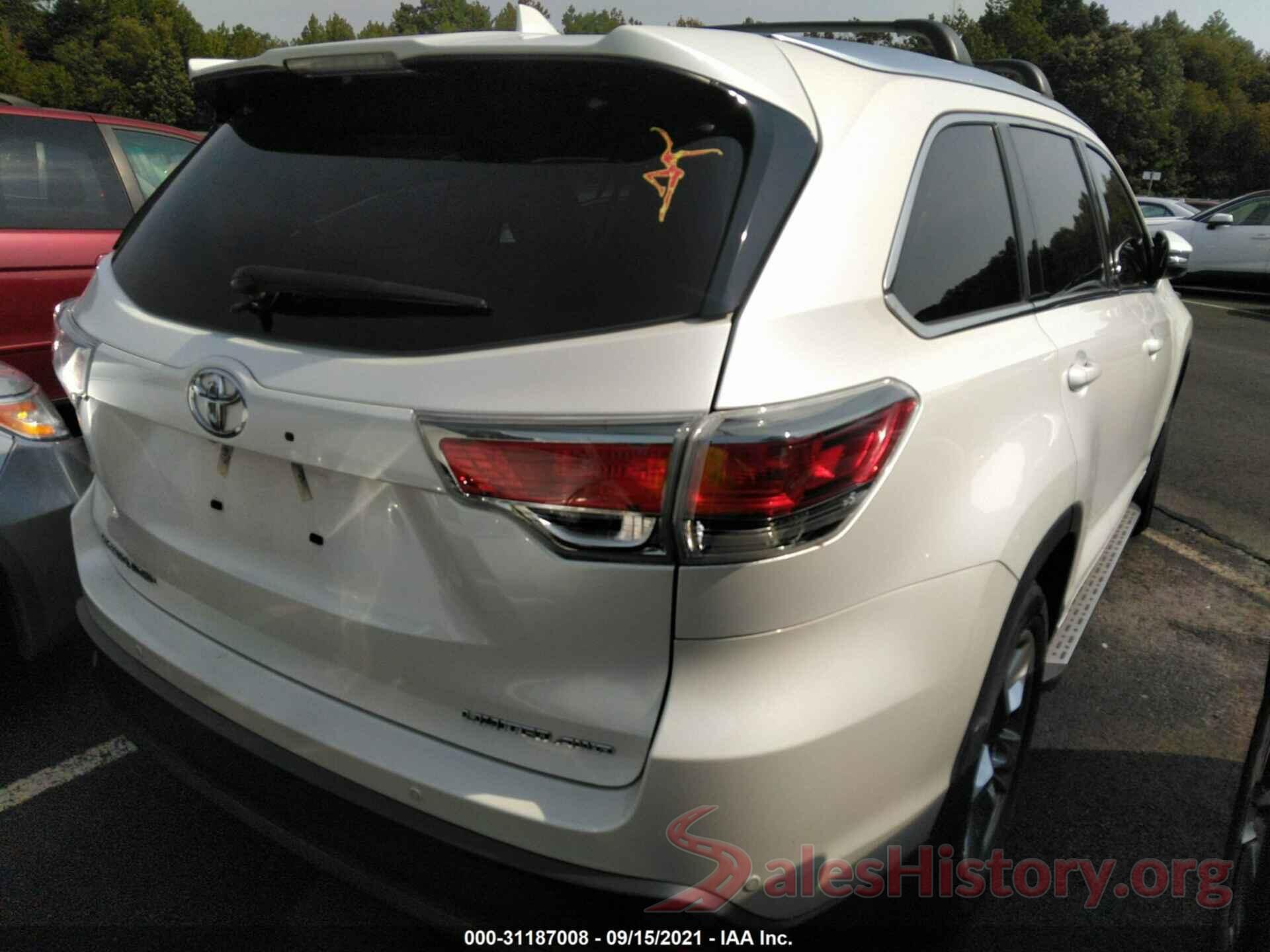 5TDDKRFH6GS314160 2016 TOYOTA HIGHLANDER