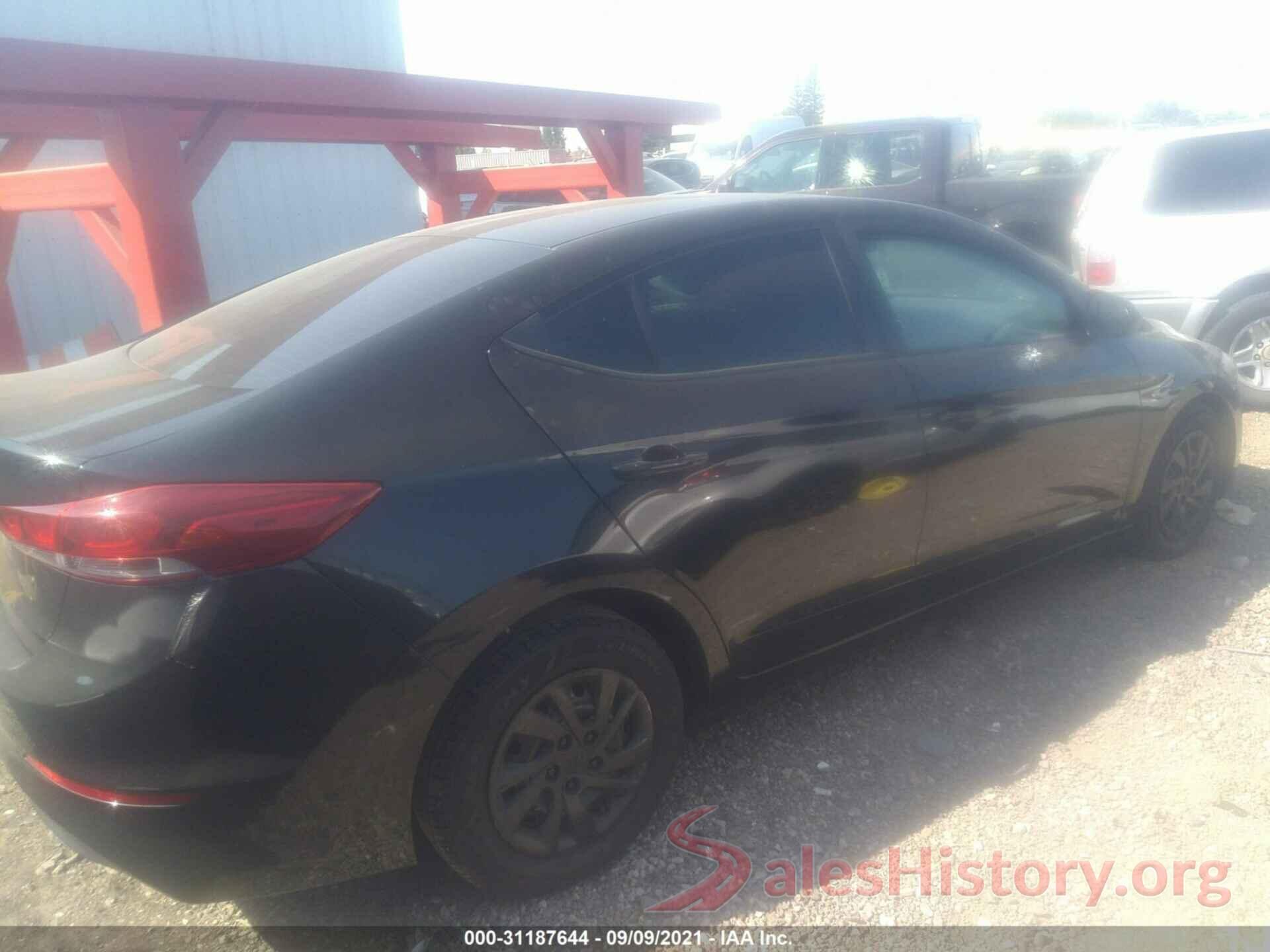 5NPD74LF7JH312115 2018 HYUNDAI ELANTRA