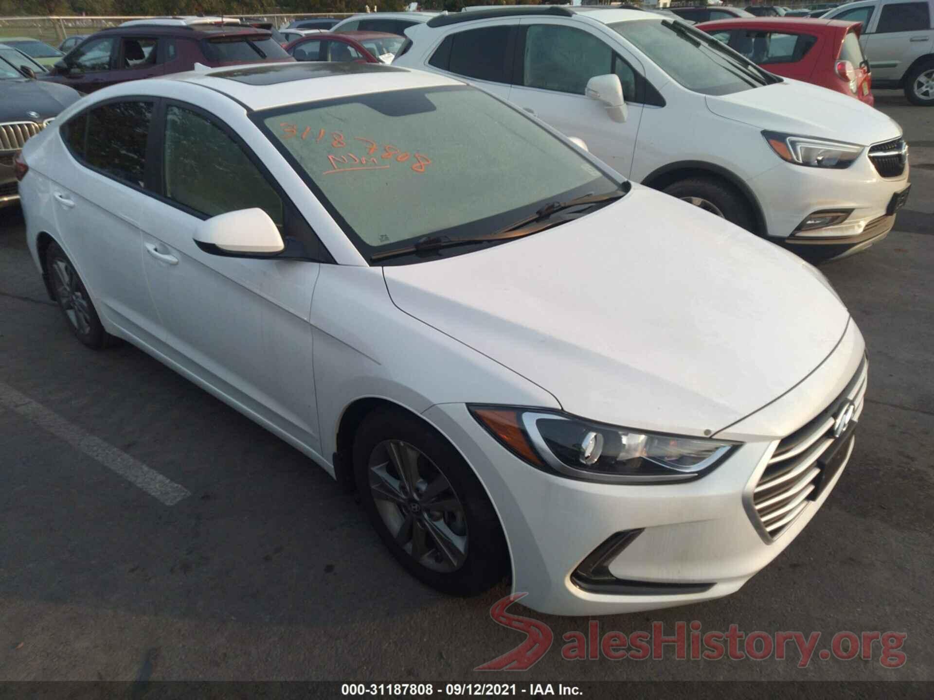 5NPD84LF9JH324201 2018 HYUNDAI ELANTRA