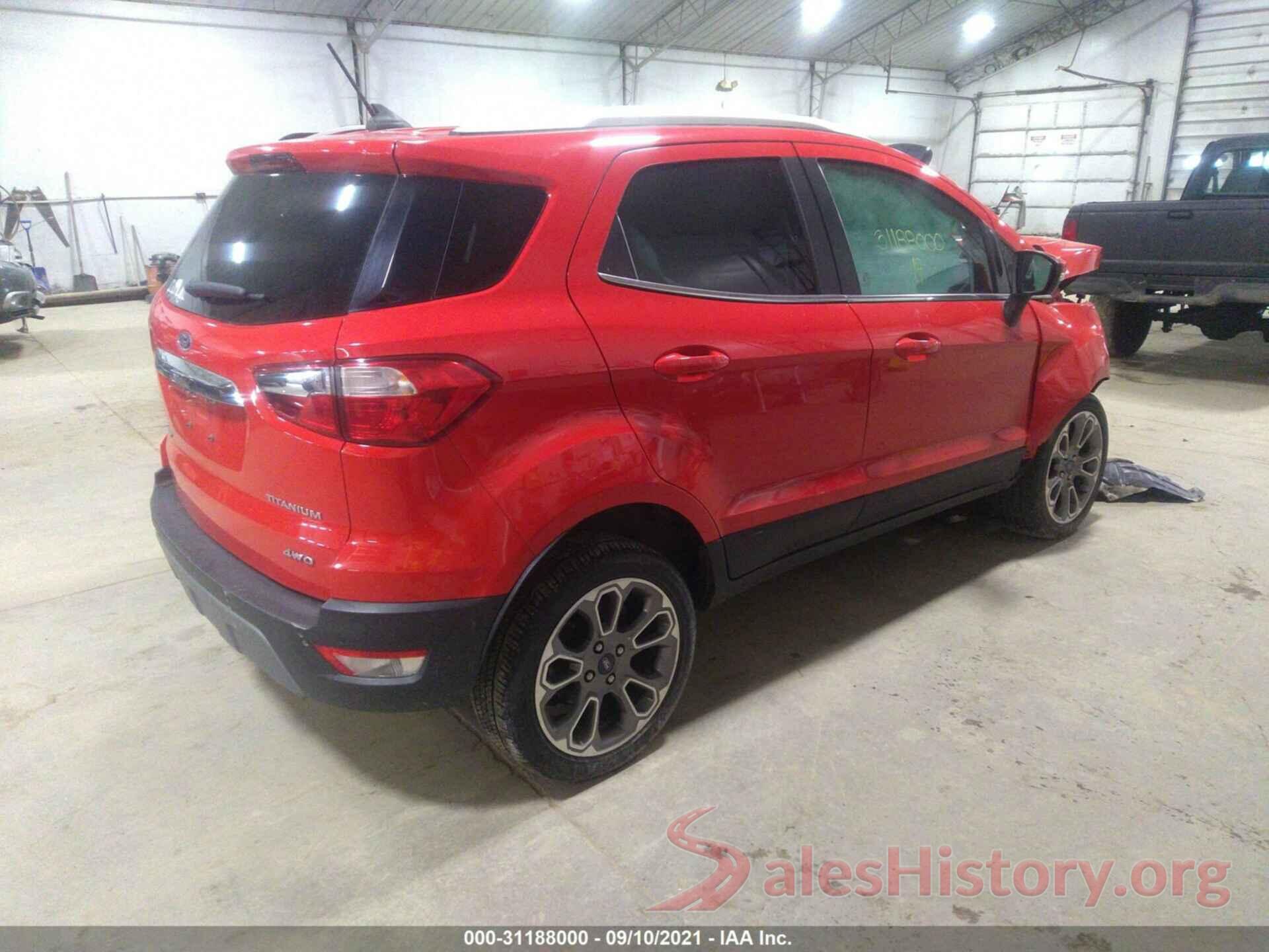 MAJ6S3KL4KC250670 2019 FORD ECOSPORT