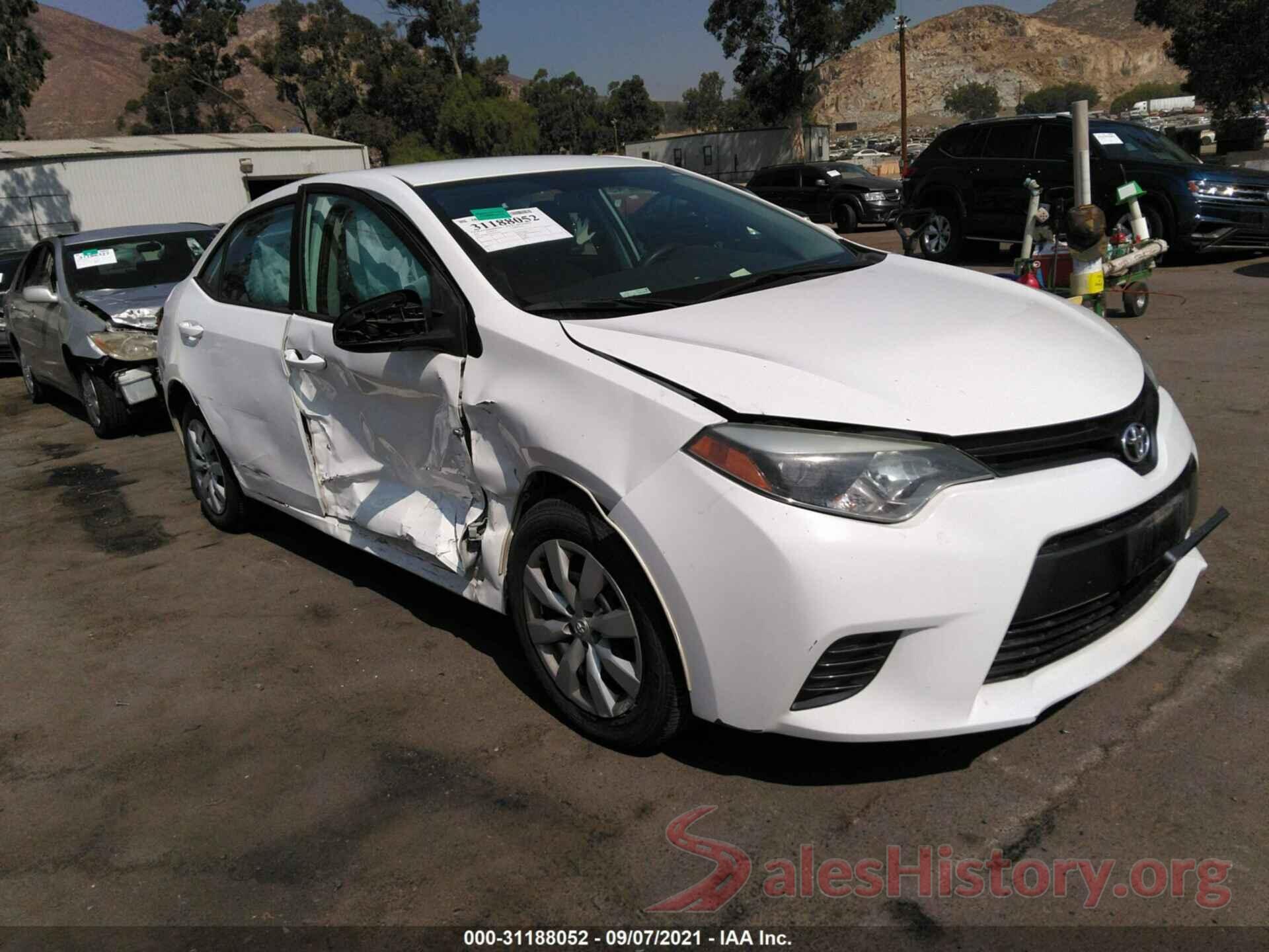 5YFBURHE5GP410438 2016 TOYOTA COROLLA