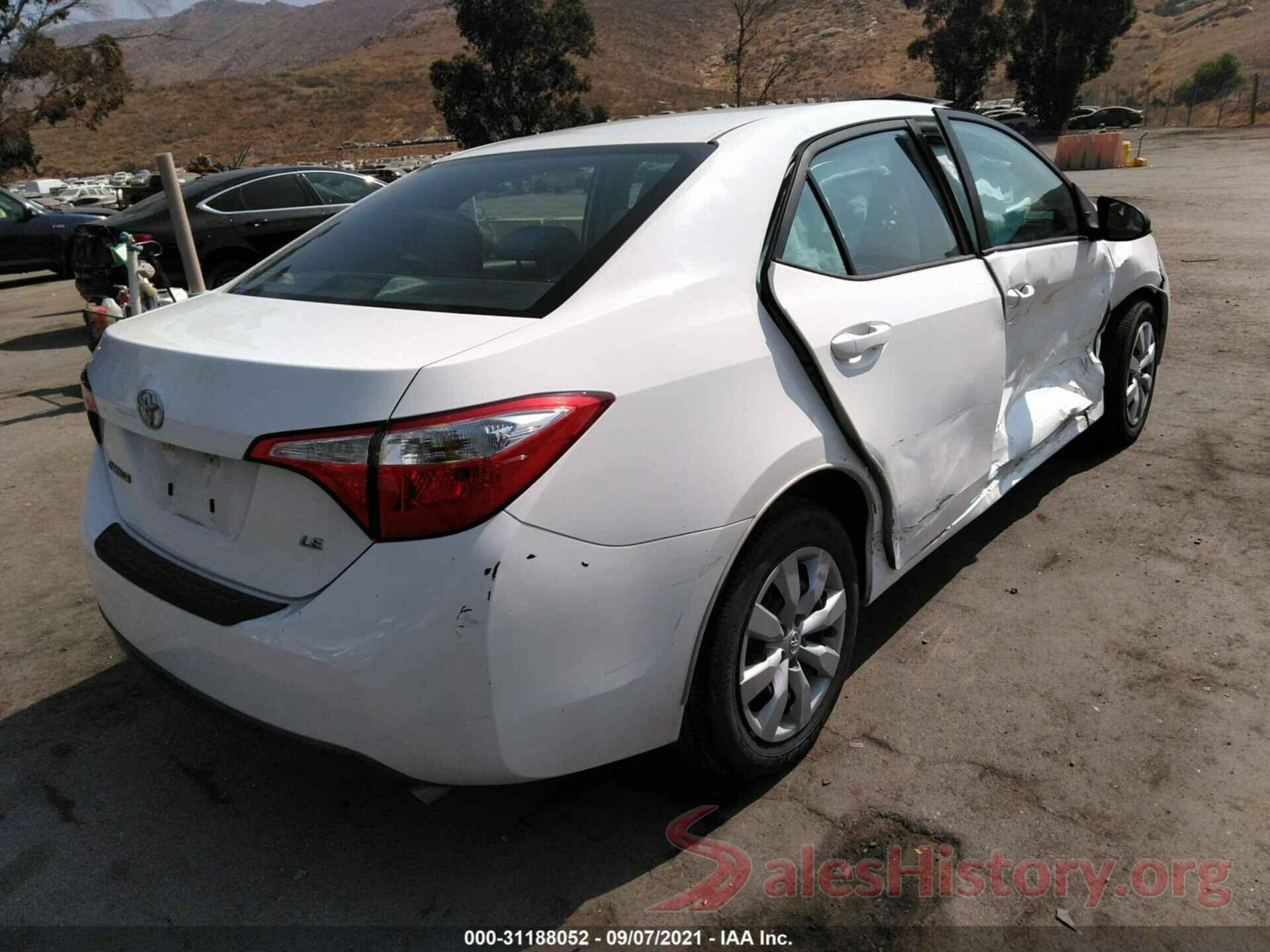 5YFBURHE5GP410438 2016 TOYOTA COROLLA