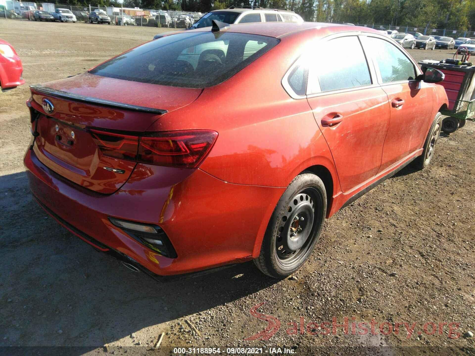 3KPF34AD1LE214193 2020 KIA FORTE