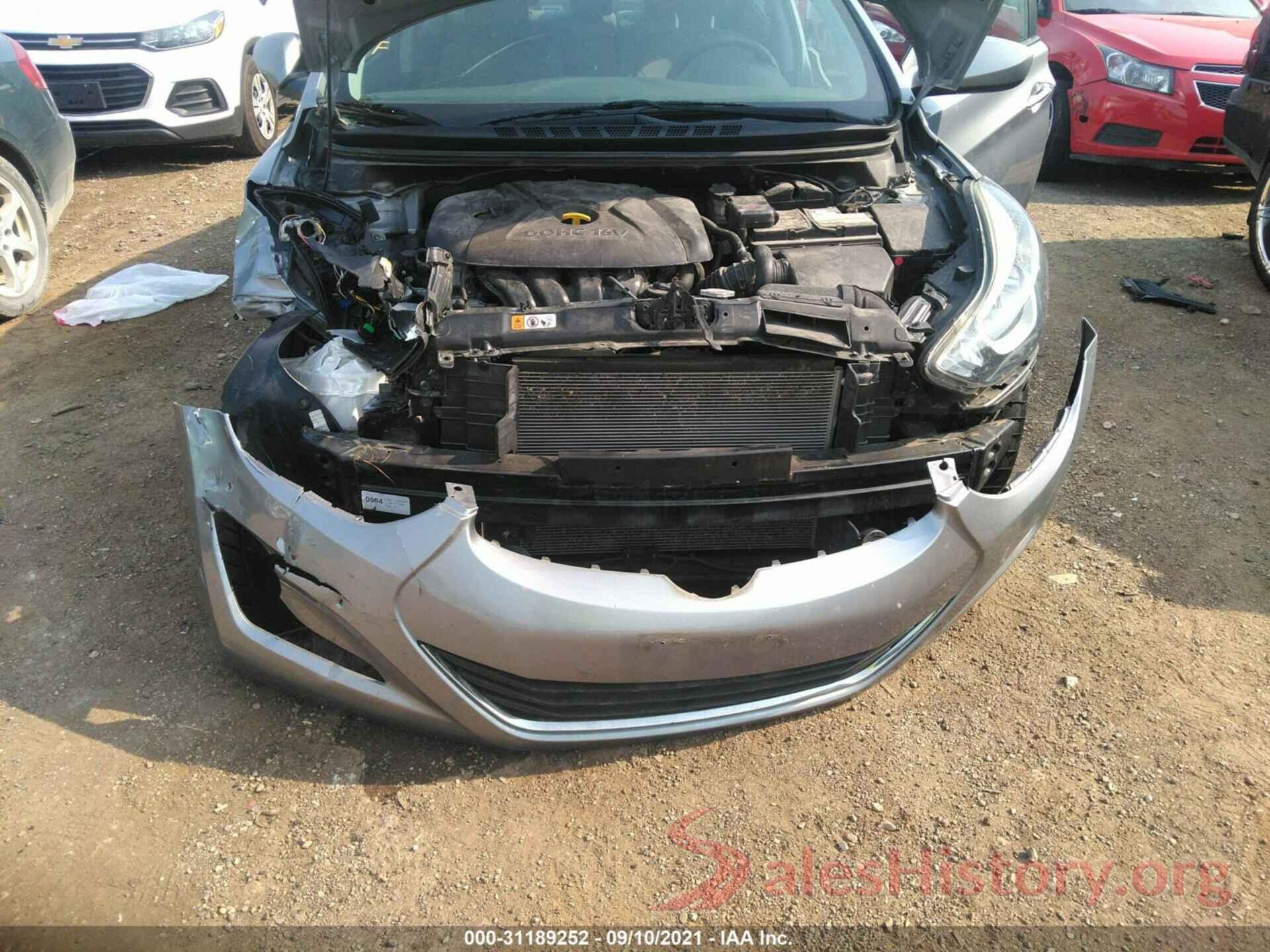 5NPDH4AE9GH785403 2016 HYUNDAI ELANTRA