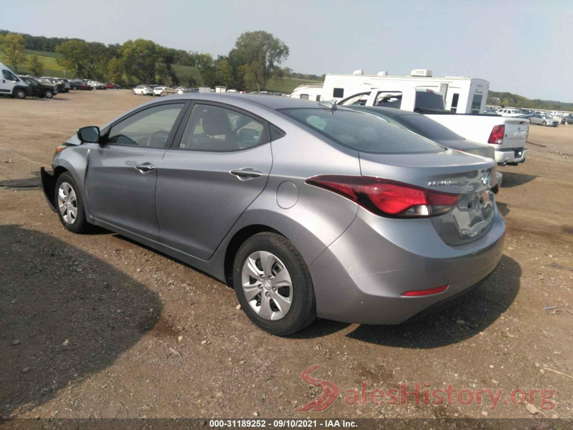 5NPDH4AE9GH785403 2016 HYUNDAI ELANTRA