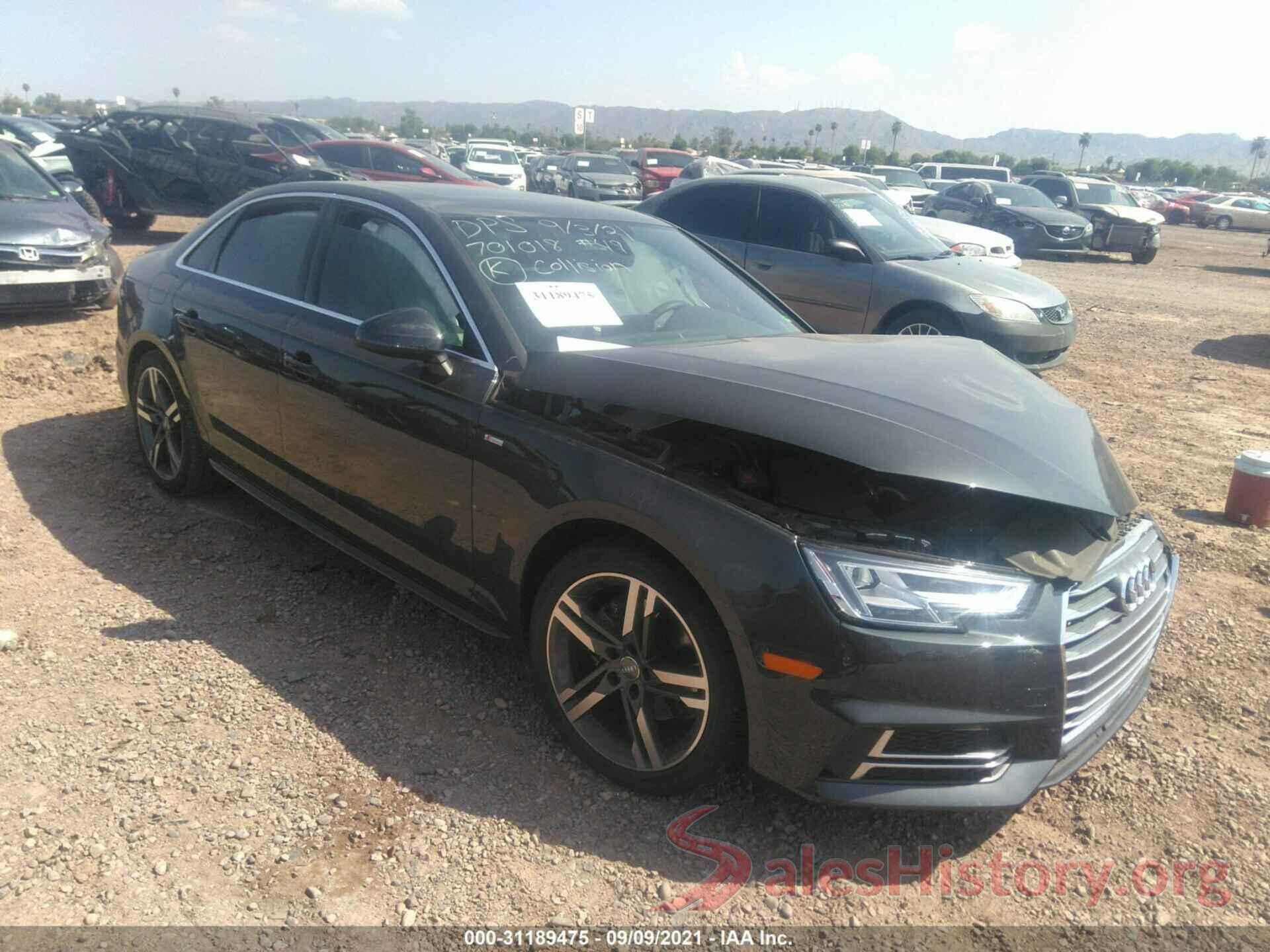 WAULMAF42JN019457 2018 AUDI A4