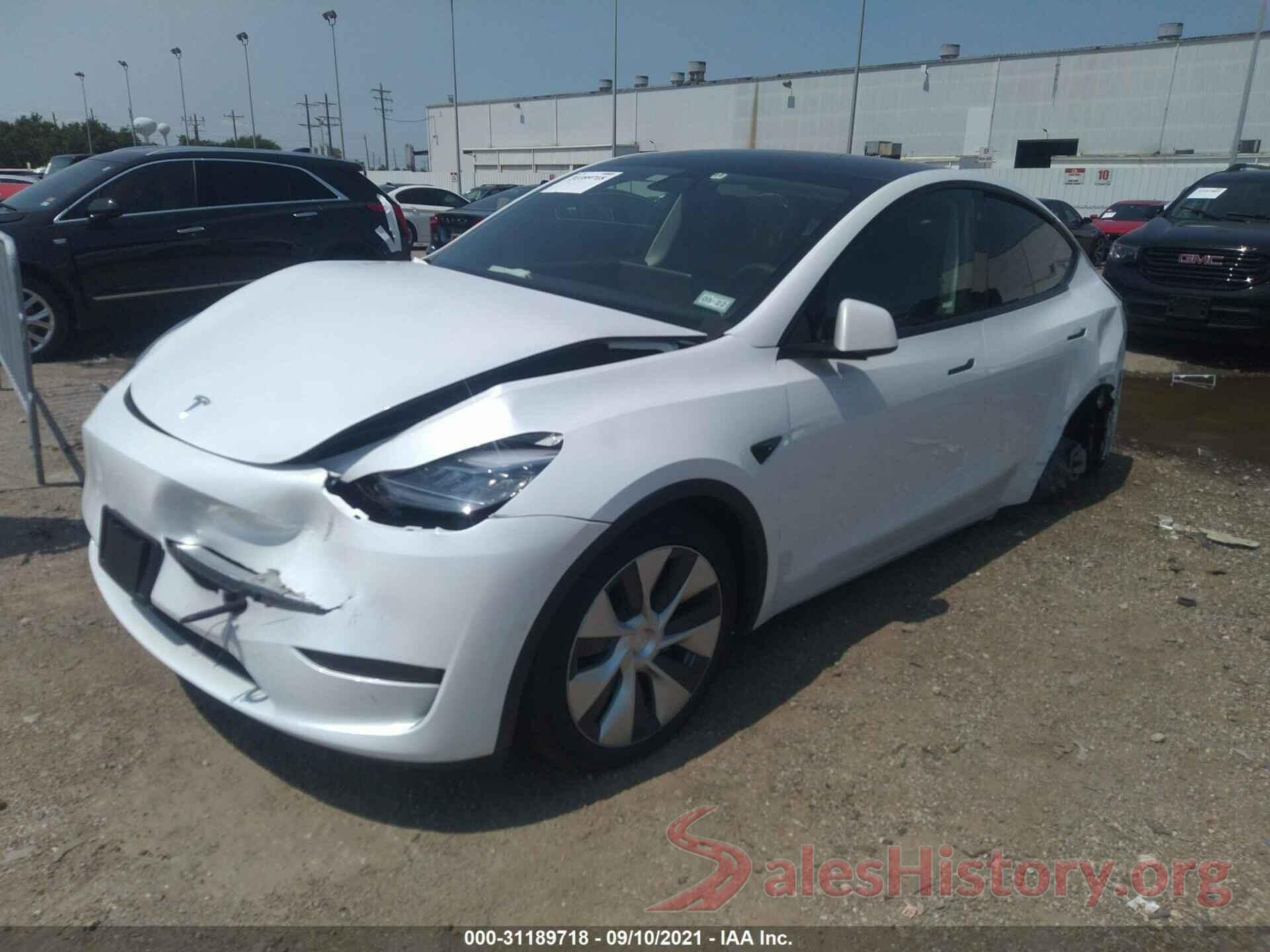 5YJYGAEE3MF180994 2021 TESLA MODEL Y