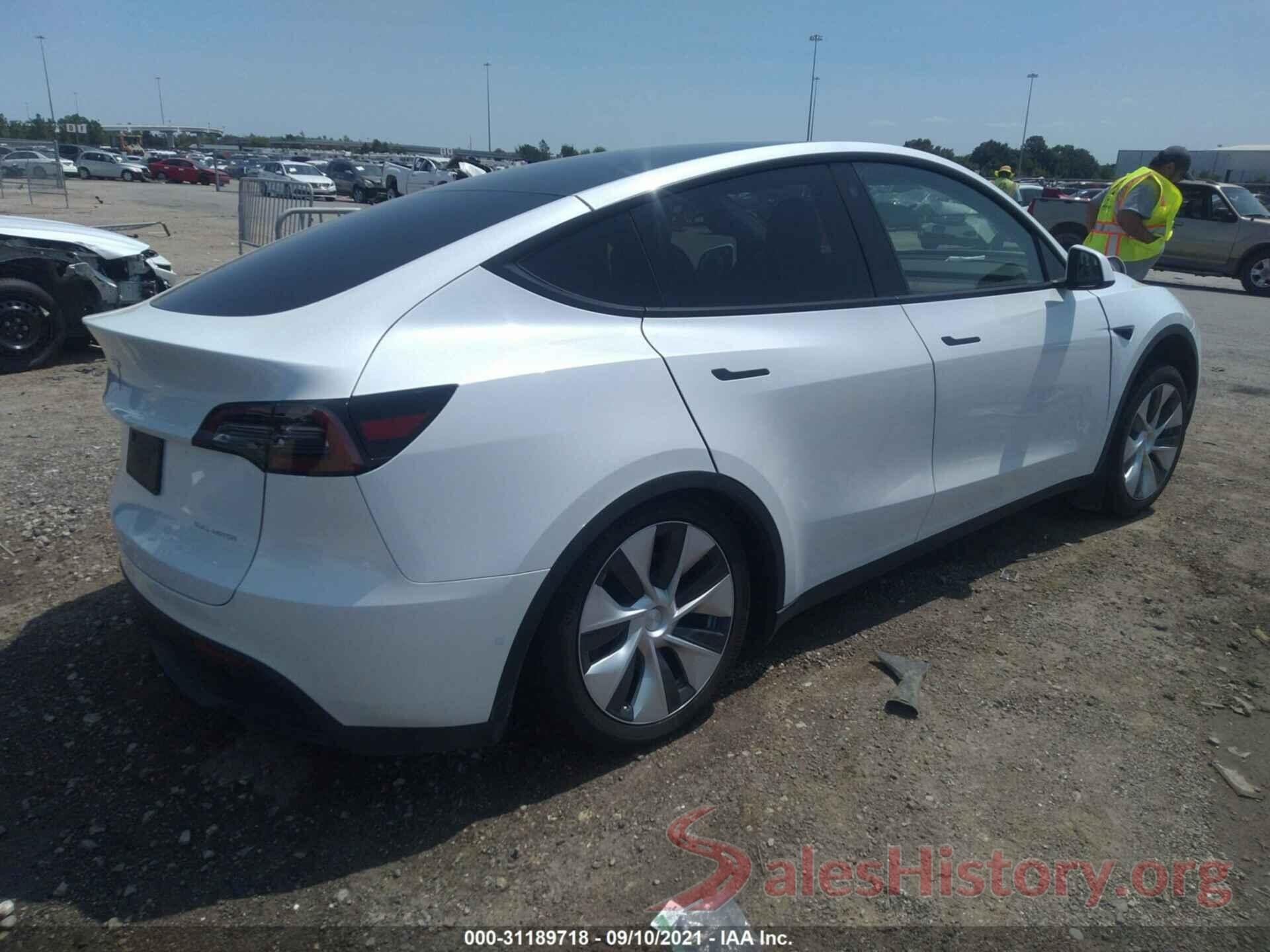 5YJYGAEE3MF180994 2021 TESLA MODEL Y