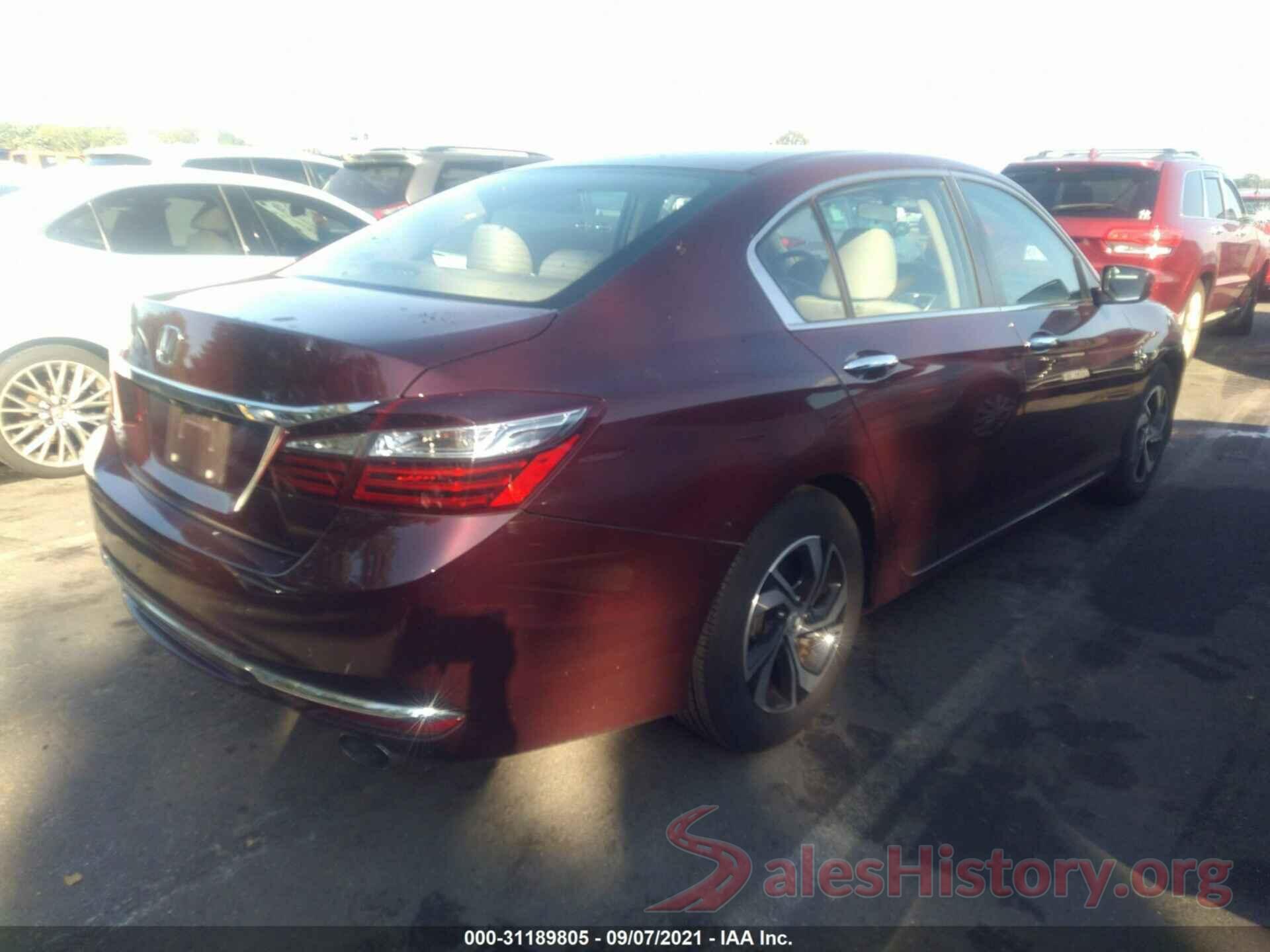 1HGCR2F36GA144867 2016 HONDA ACCORD SEDAN