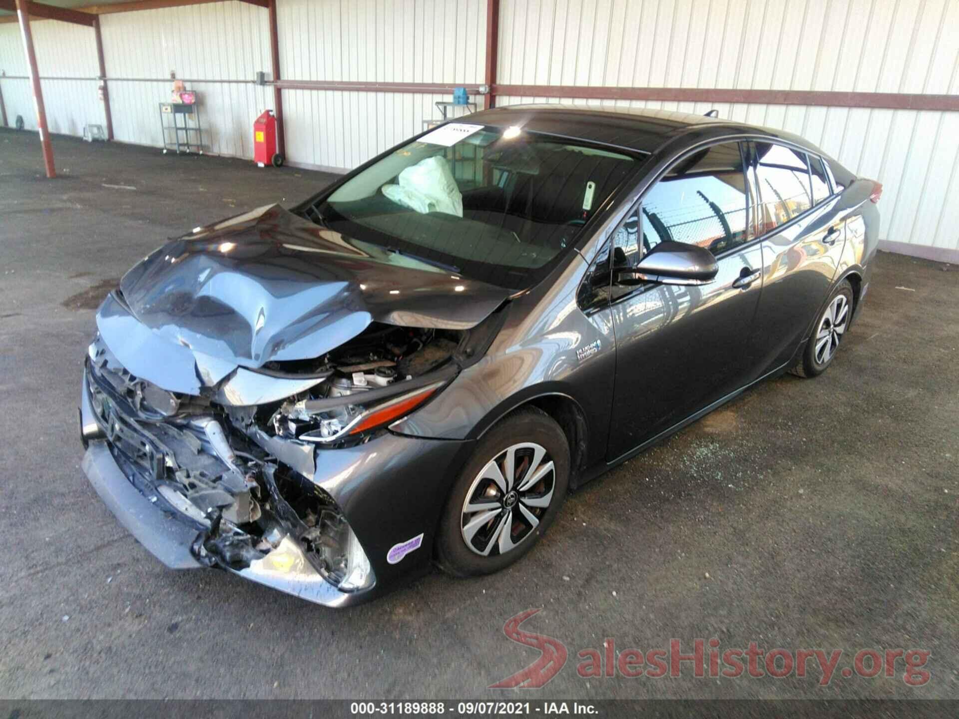 JTDKARFP6K3105657 2019 TOYOTA PRIUS PRIME