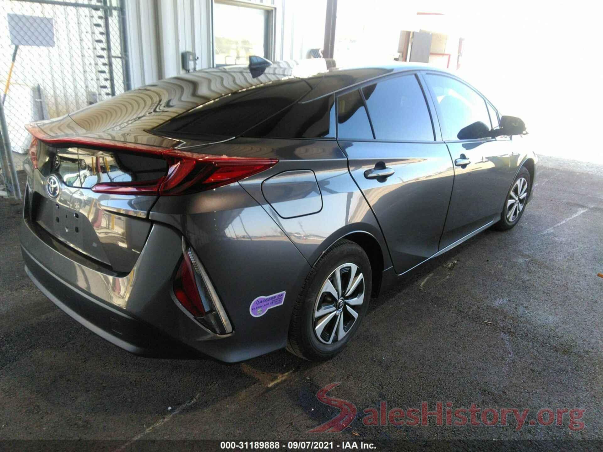 JTDKARFP6K3105657 2019 TOYOTA PRIUS PRIME