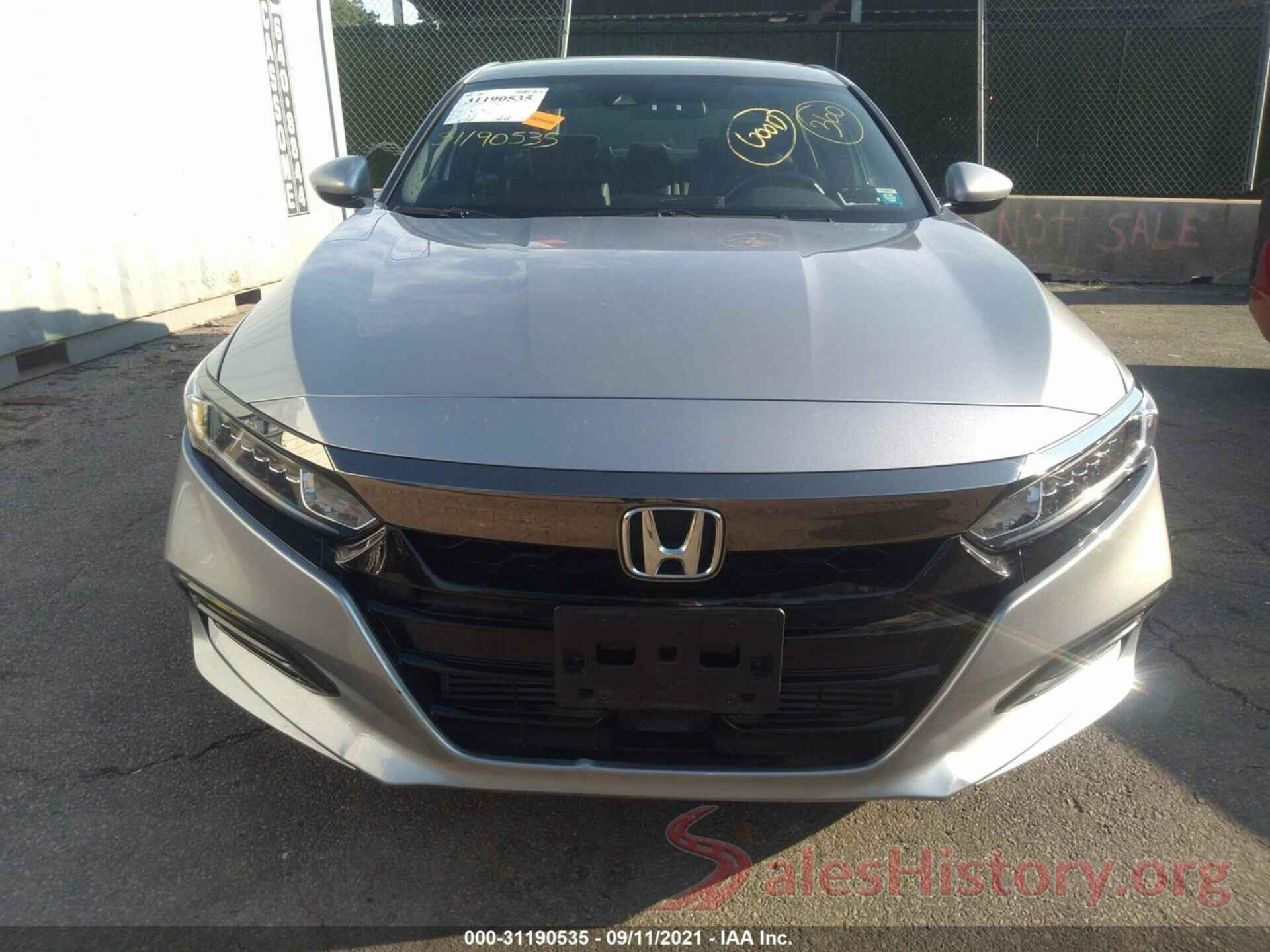 1HGCV1F33KA118273 2019 HONDA ACCORD SEDAN