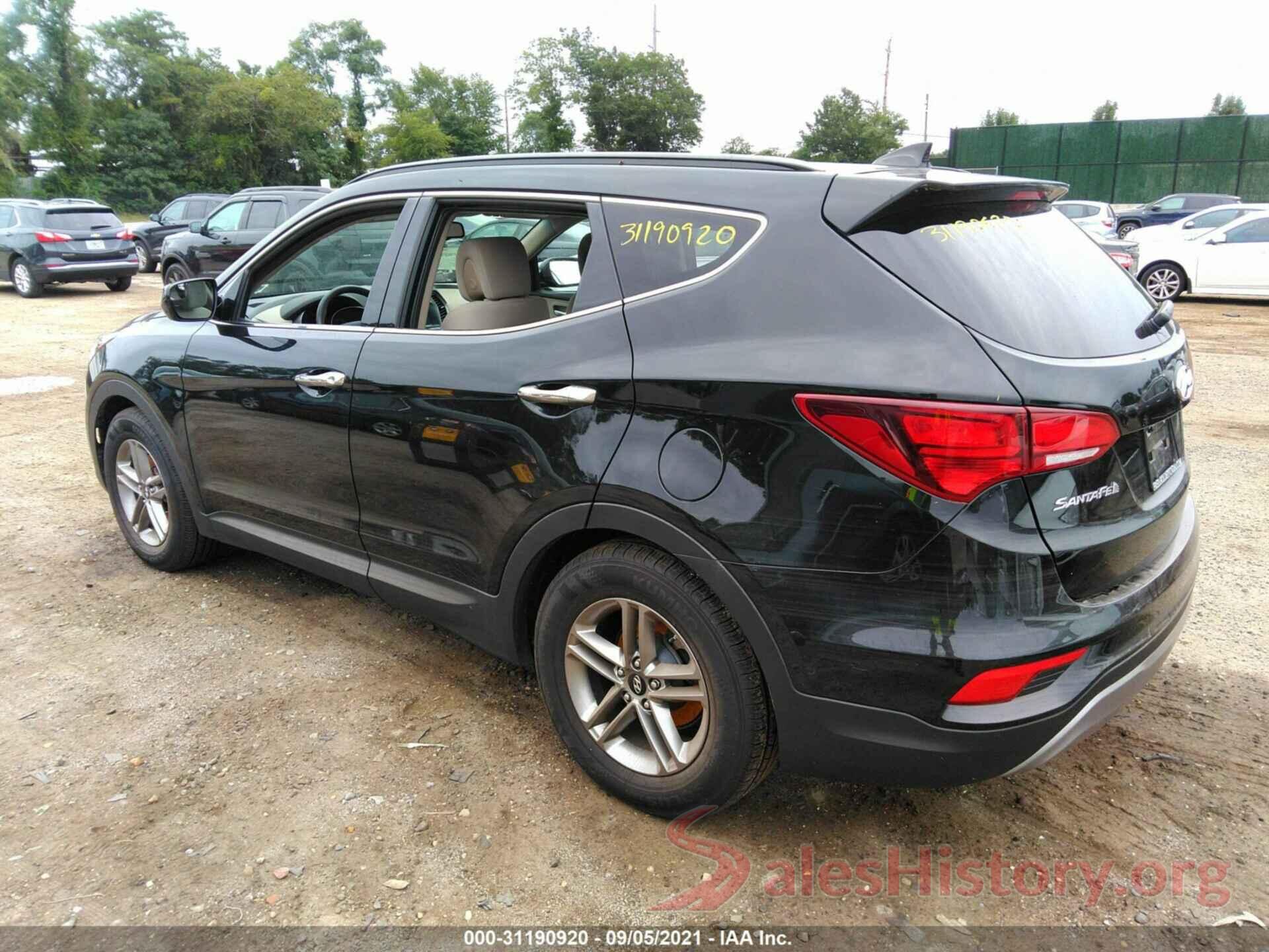 5NMZUDLB9HH006150 2017 HYUNDAI SANTA FE SPORT