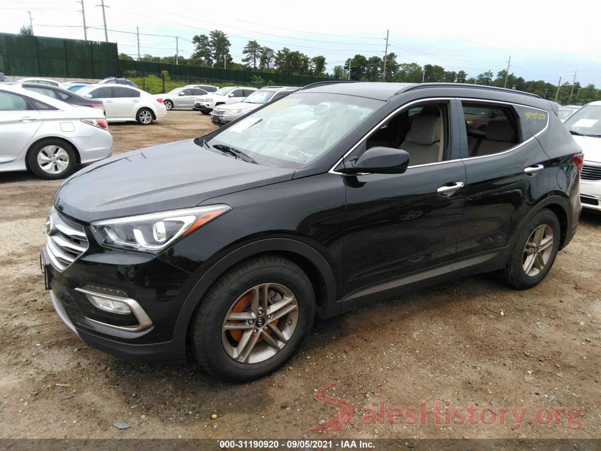 5NMZUDLB9HH006150 2017 HYUNDAI SANTA FE SPORT